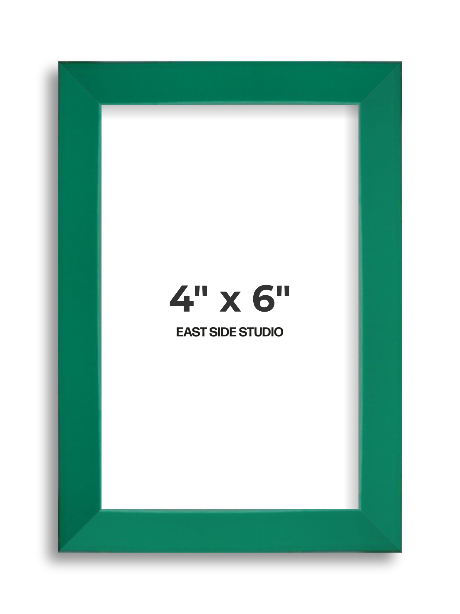 Emerald Green 4" x 6" picture frame