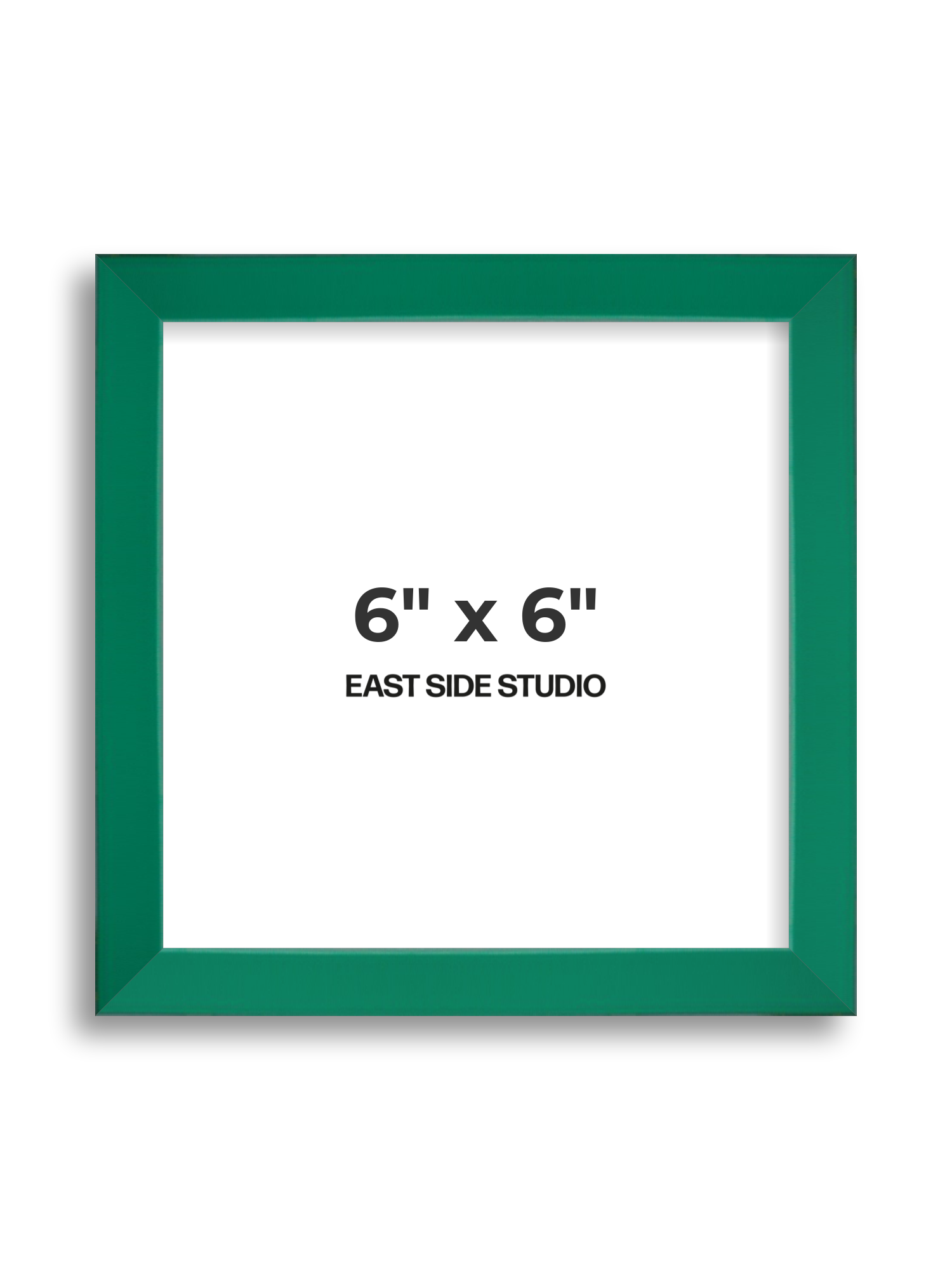 Emerald Green 6" x 6" picture frame