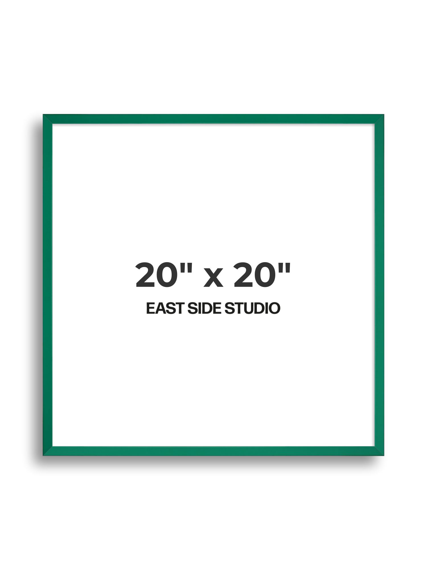 Emerald Green 20" x 20" picture frame