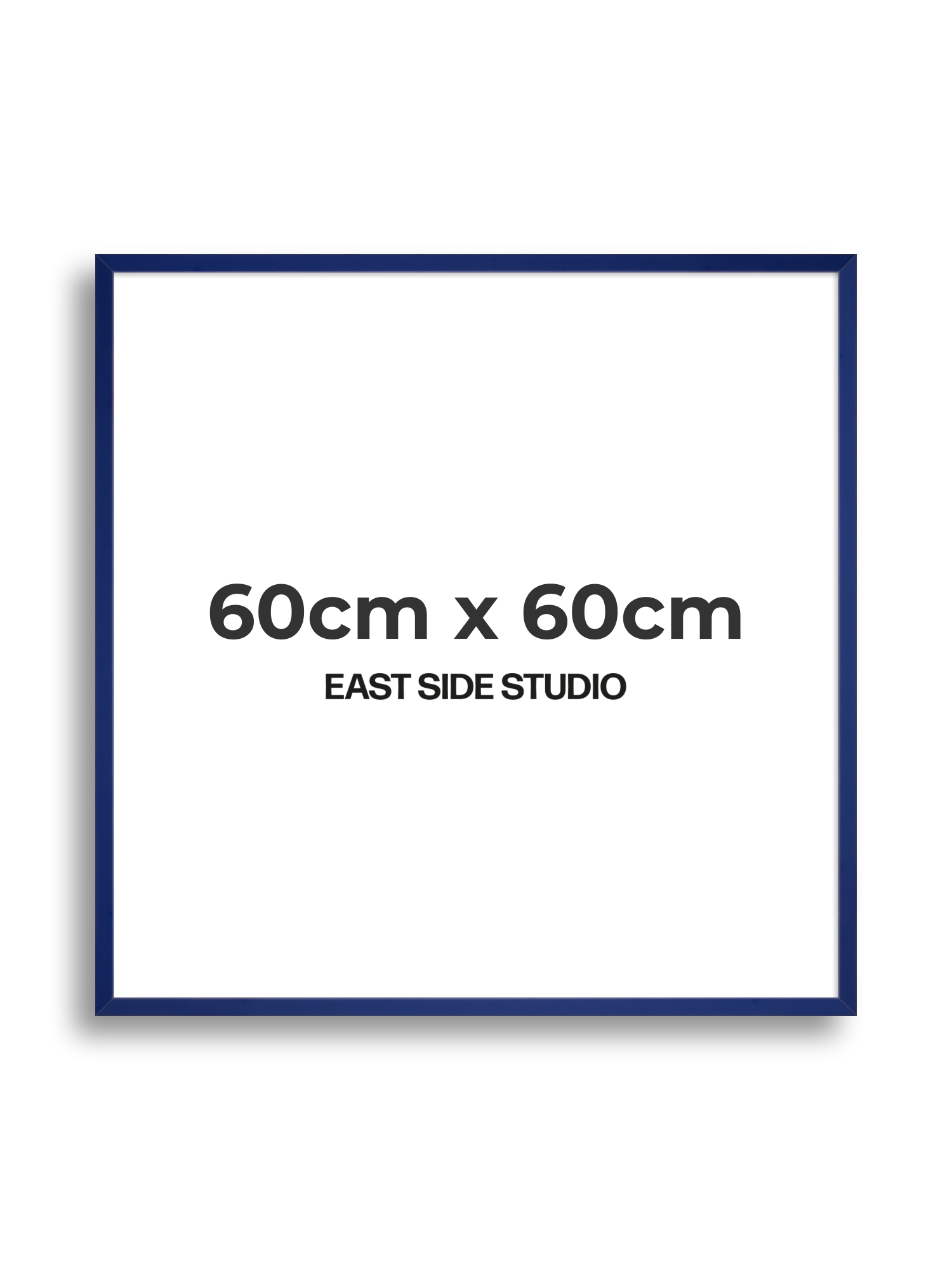 Cobalt Blue 60cm x 60cm picture frame
