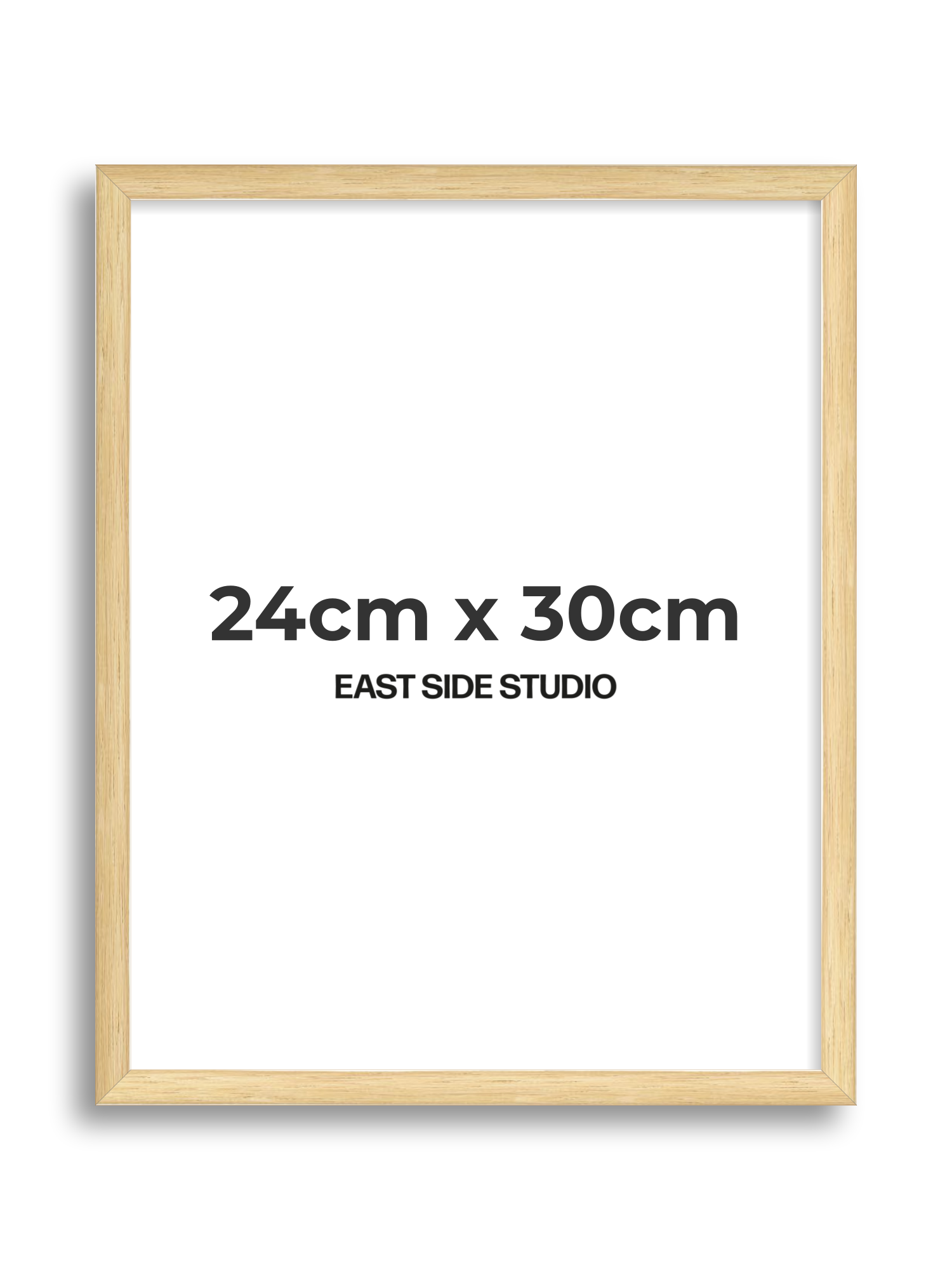 Solid Oak 24cm x 30cm picture frame
