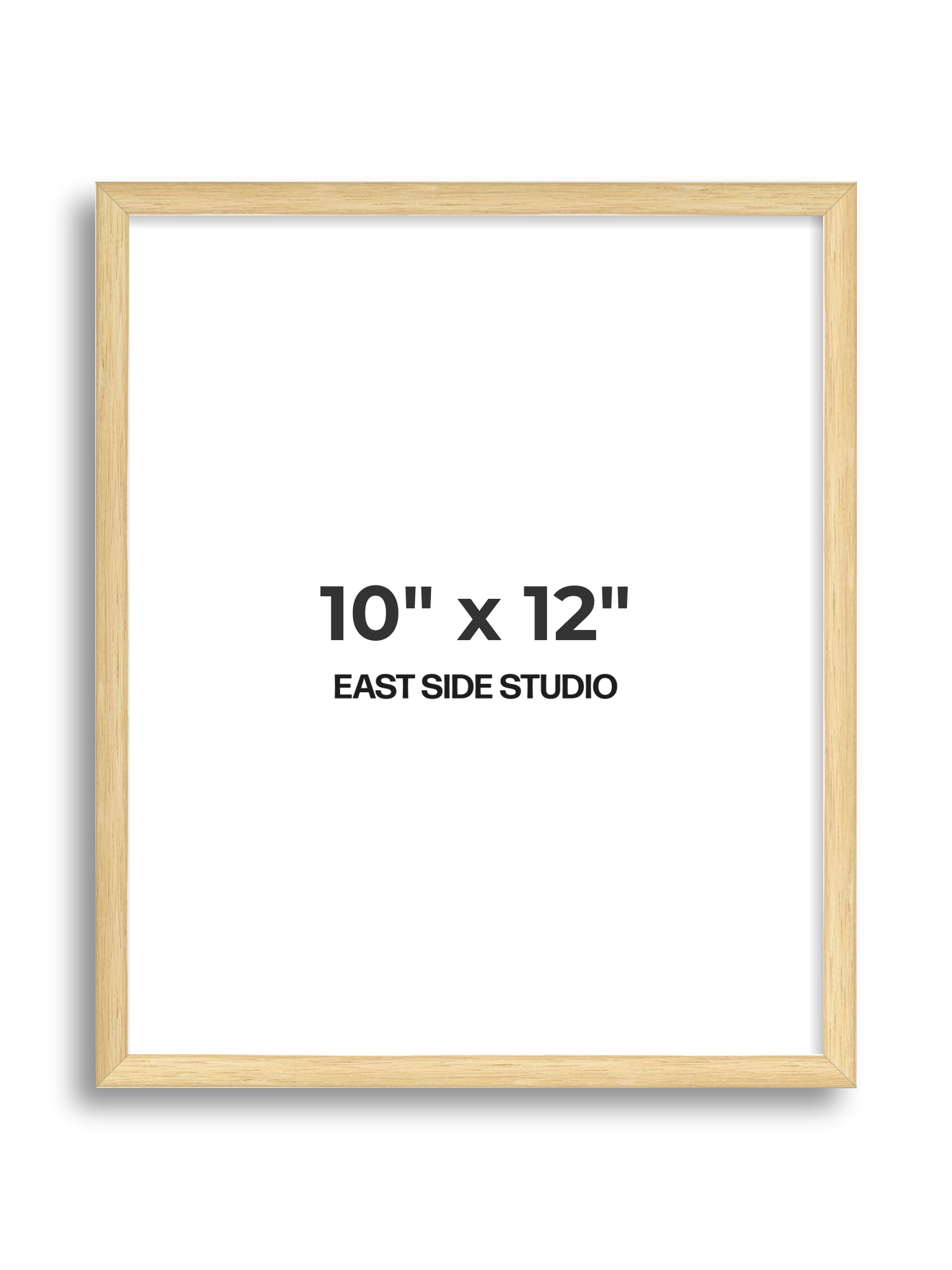 Solid Oak 10" x 12" picture frame