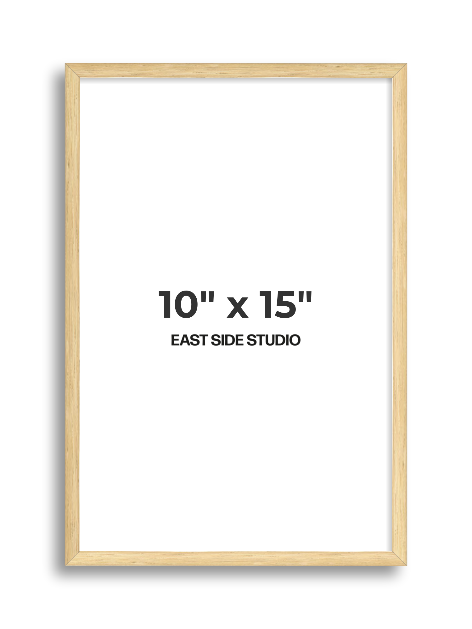Solid Oak 10" x 15" picture frame