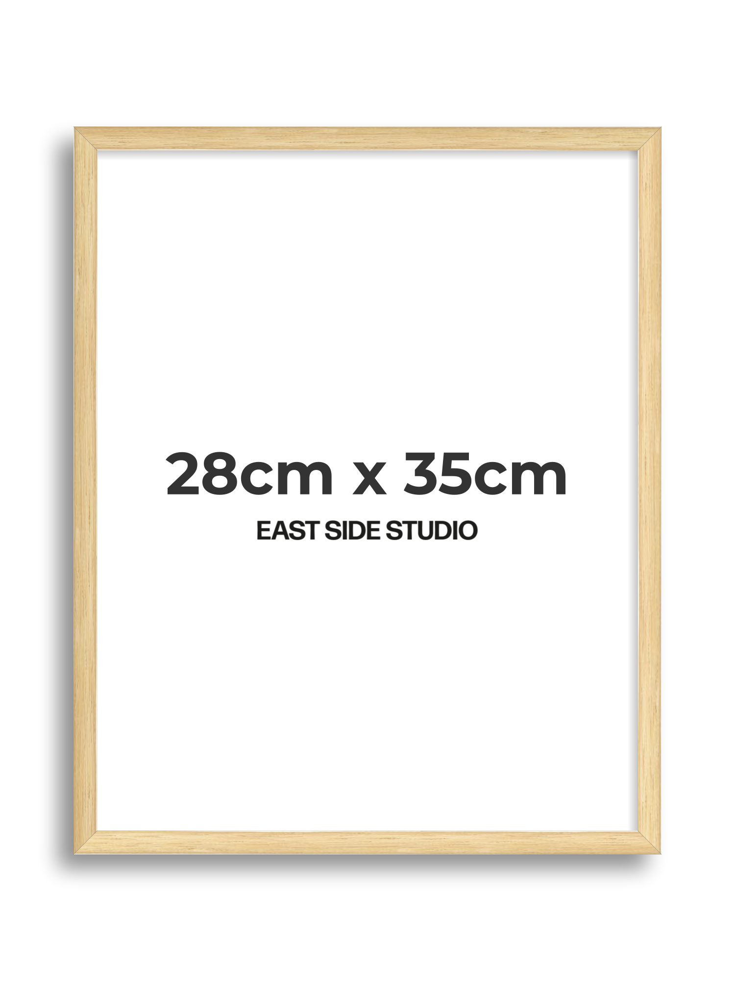 Solid Oak 28cm x 35cm picture frame