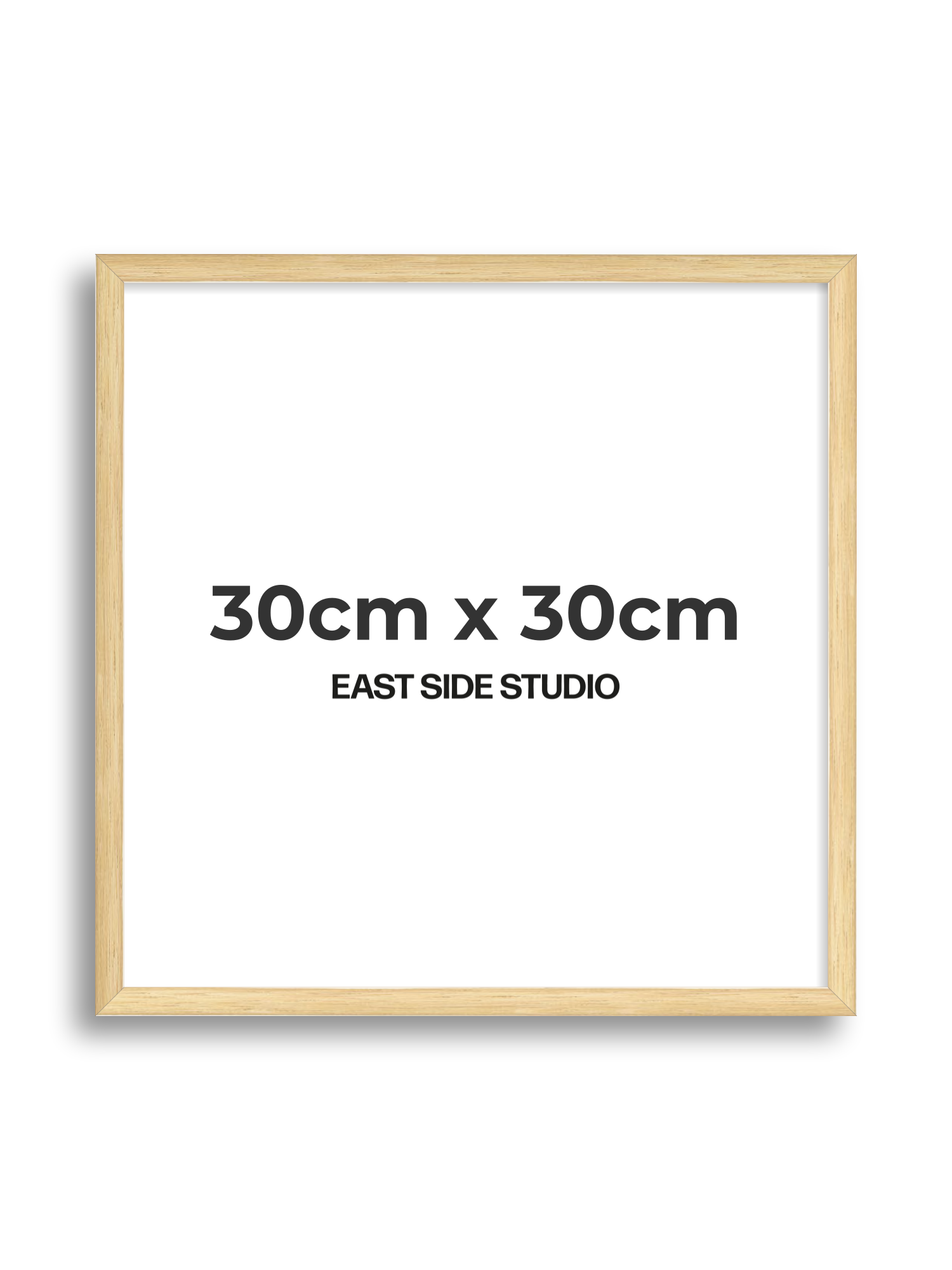 Solid Oak 30cm x 30cm picture frame