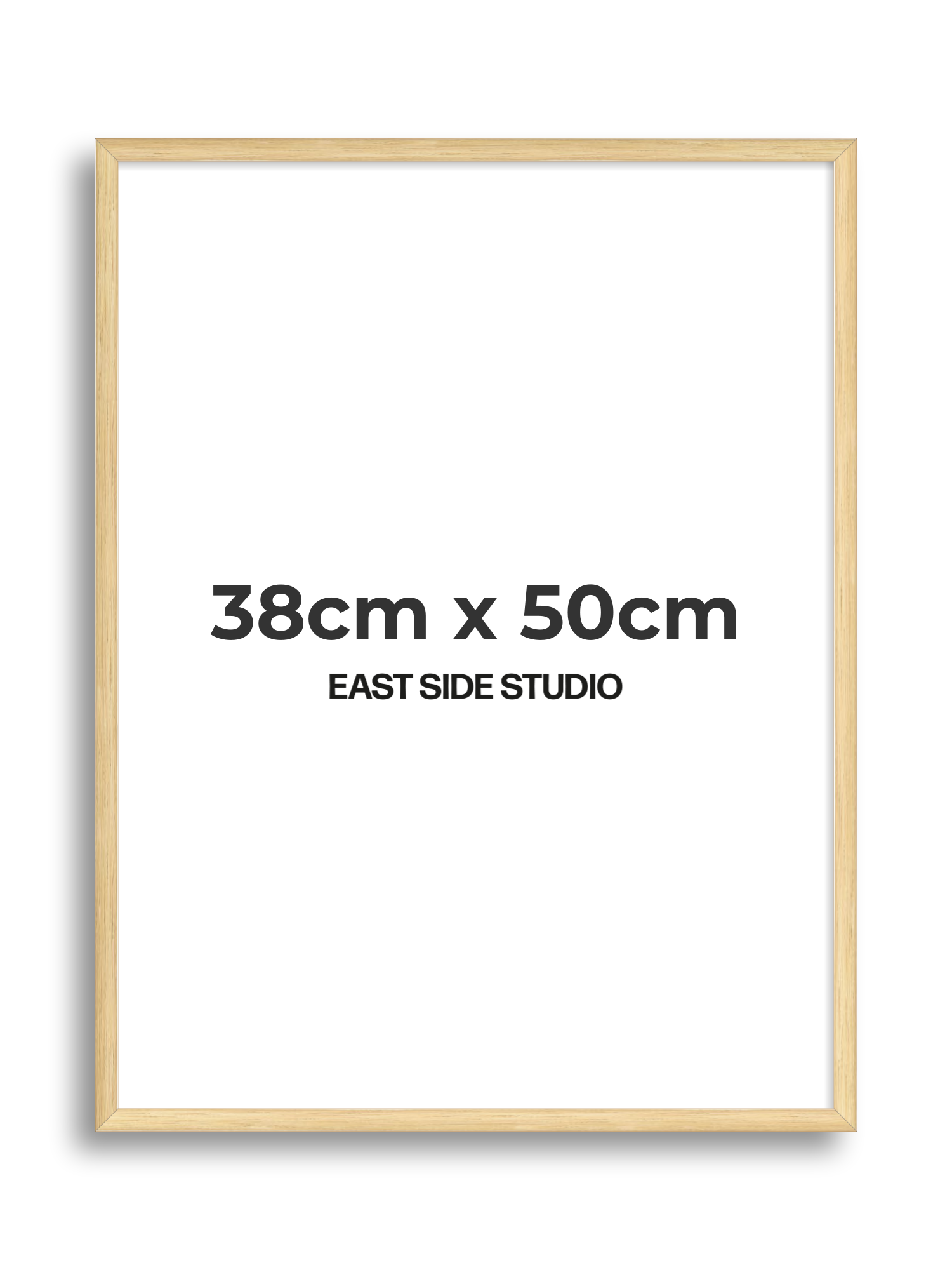 Solid Oak 38cm x 50cm picture frame