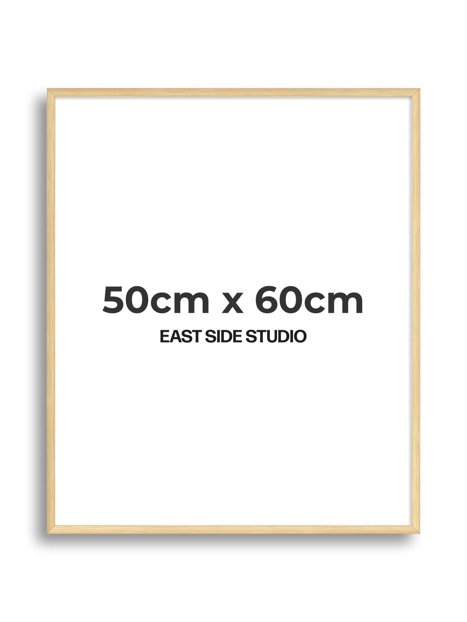 Solid Oak 50cm x 60cm picture frame