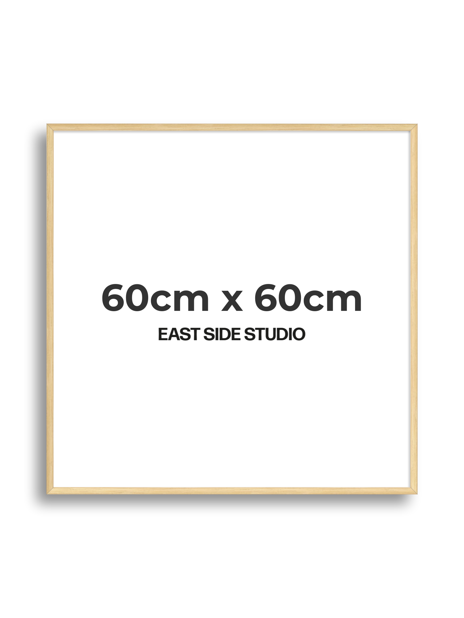 Solid Oak 60cm x 60cm picture frame