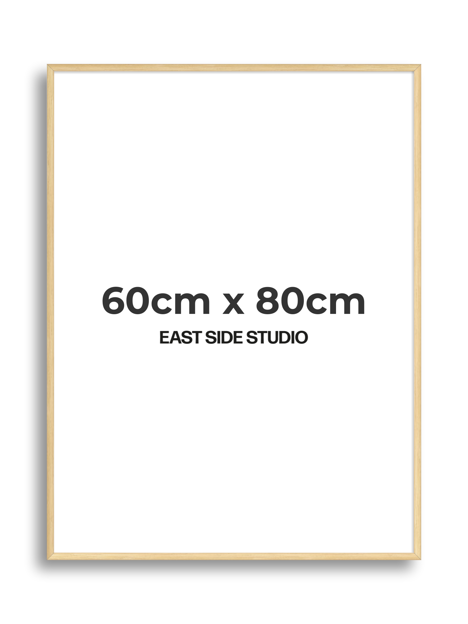 Solid Oak 60cm x 80cm picture frame