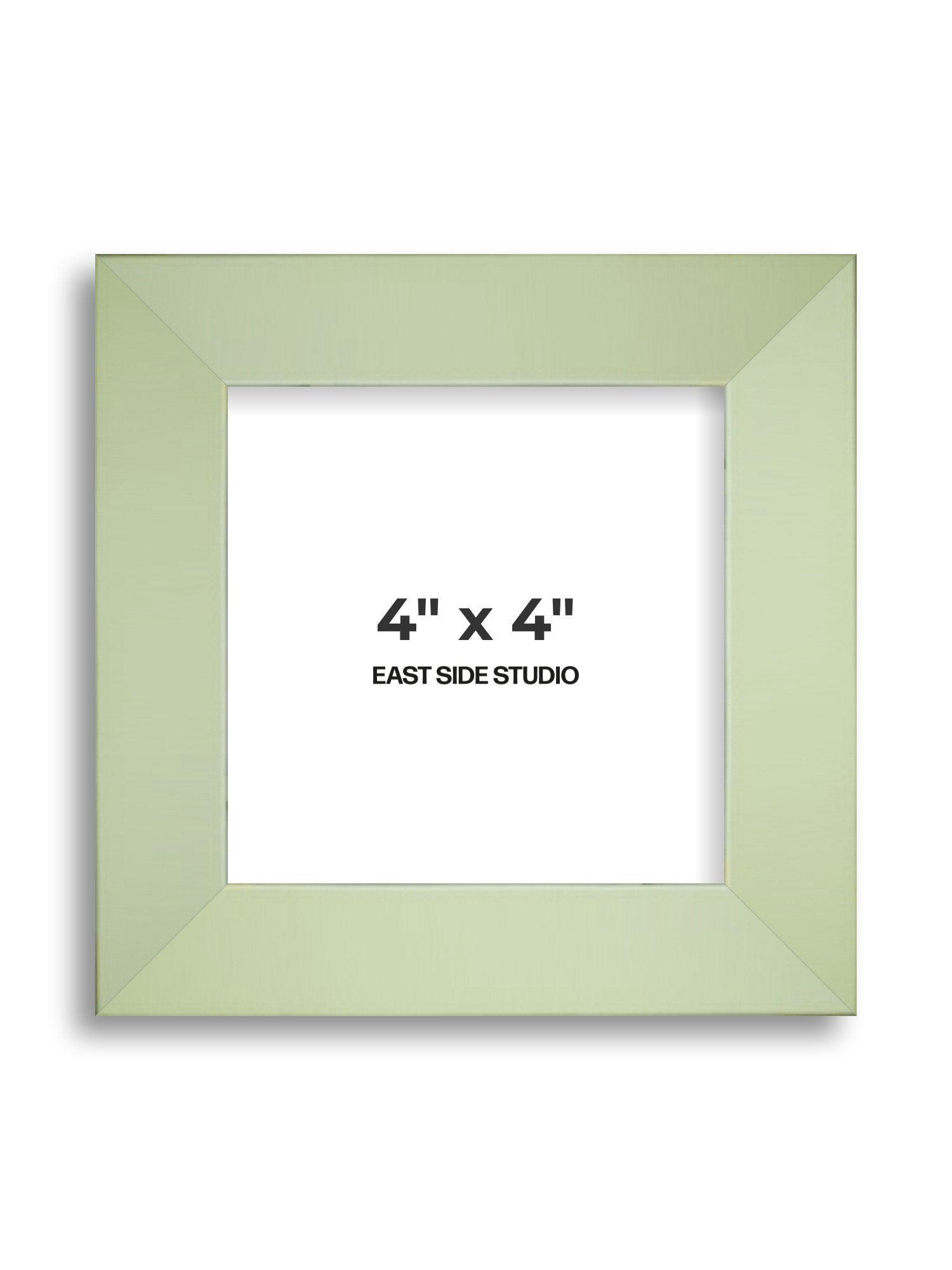 Pistachio Green 4" x 4" picture frame
