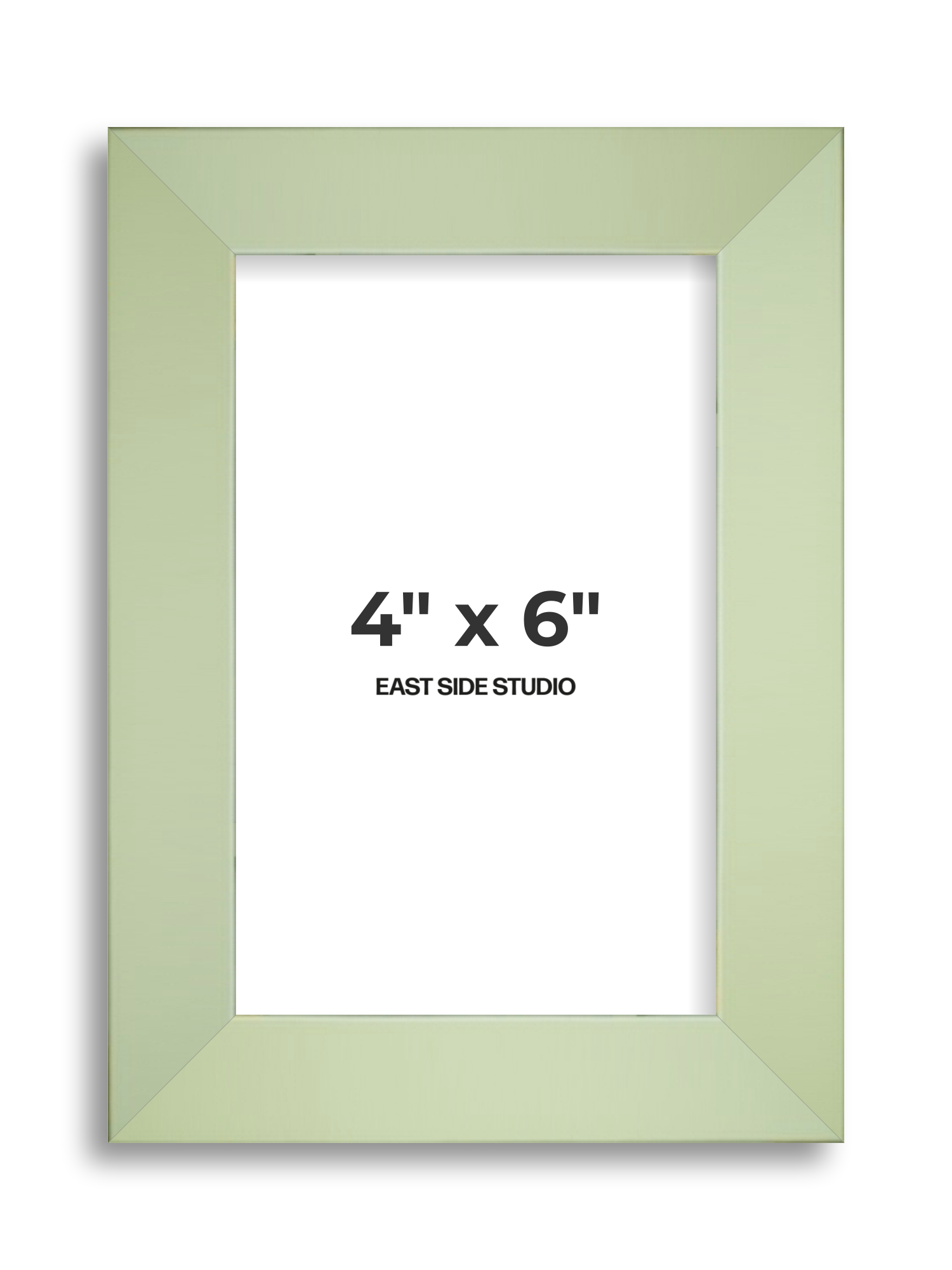 Pistachio Green 4" x 6" picture frame