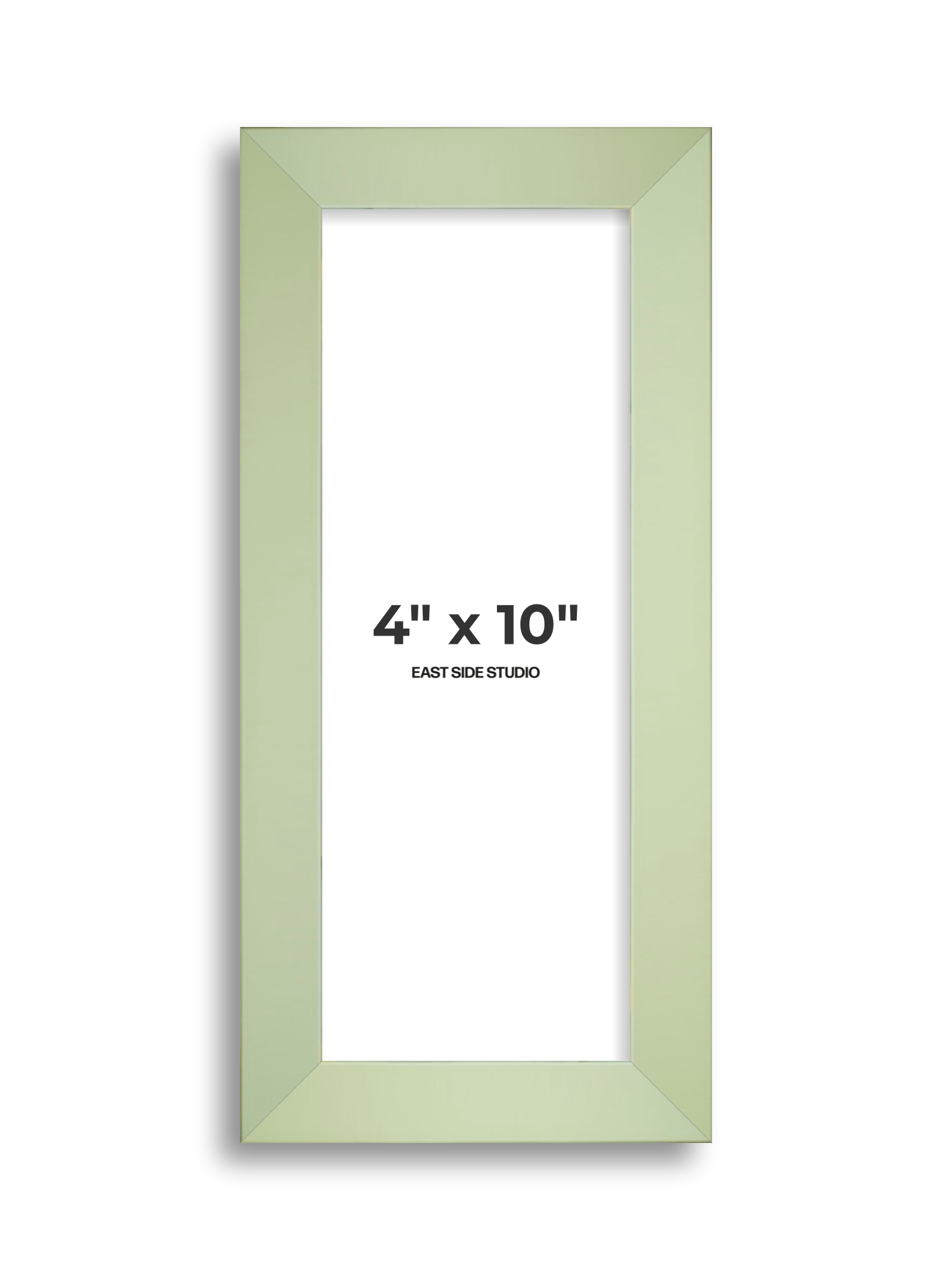 Pistachio Green 4" x 10" picture frame