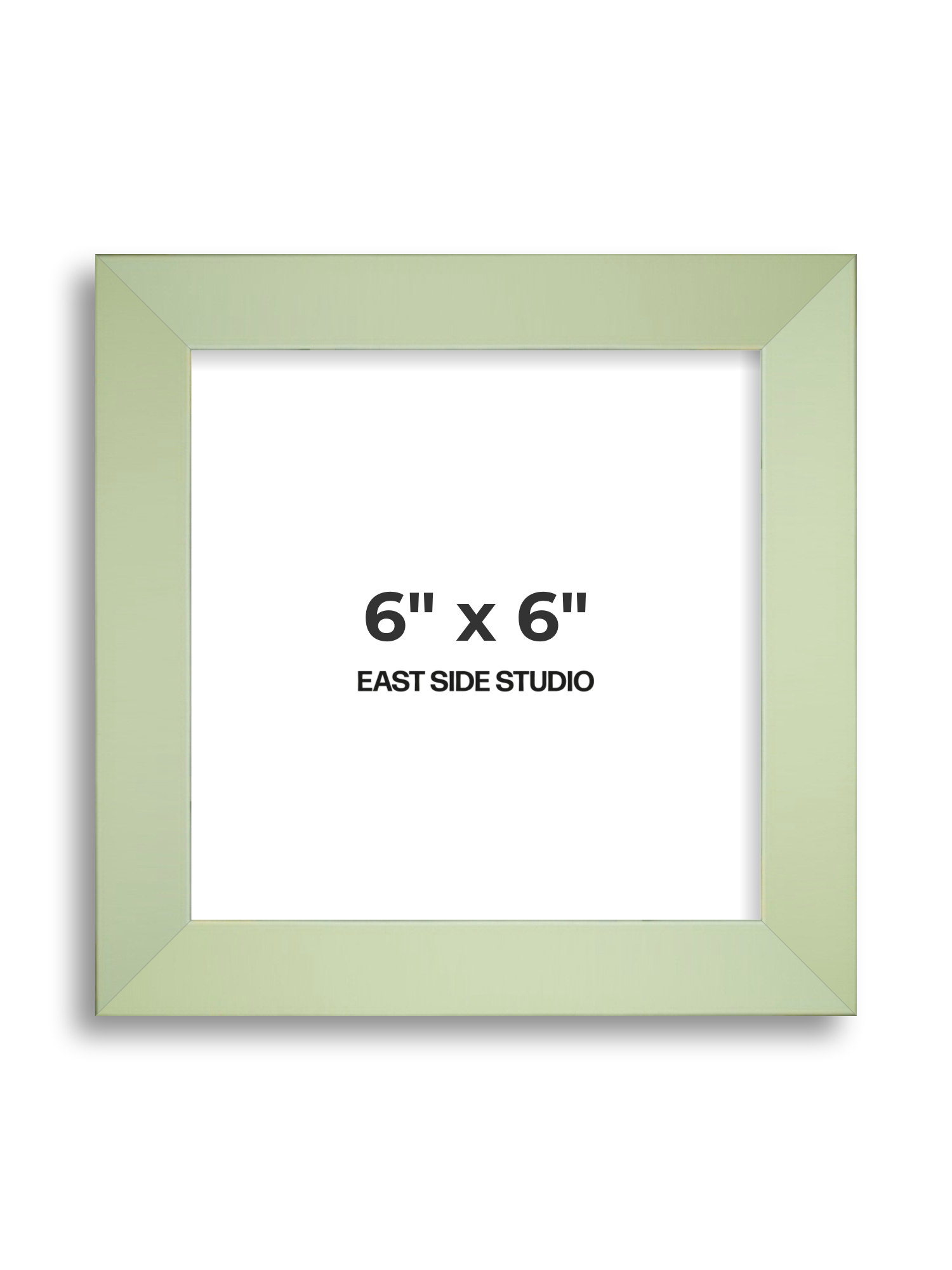 Pistachio Green 6" x 6" picture frame