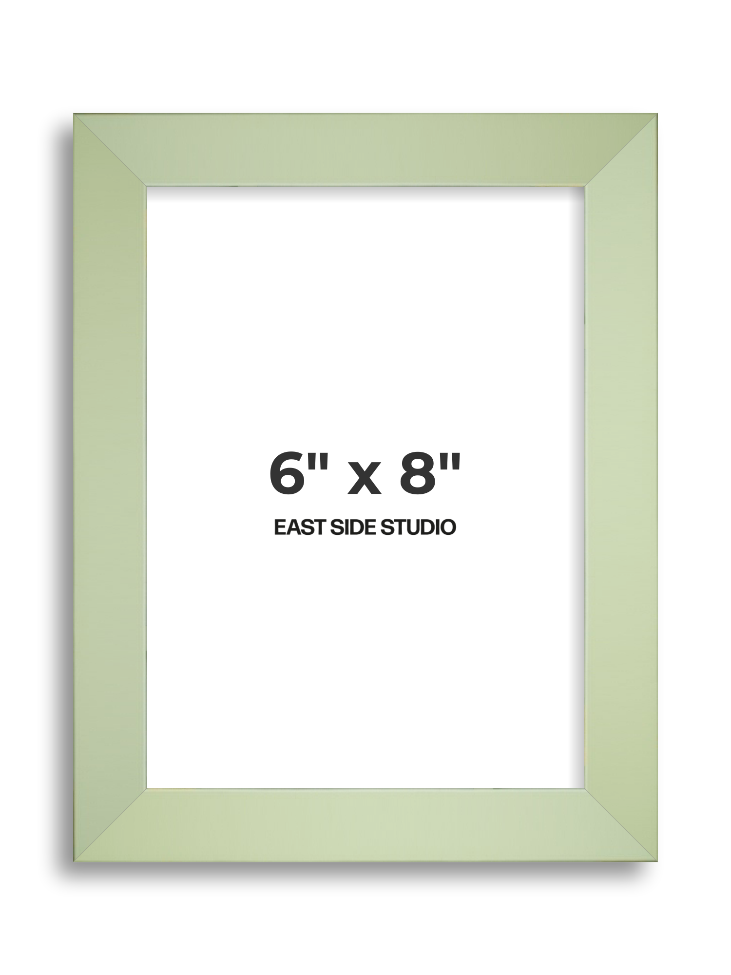 Pistachio Green 6" x 8" picture frame