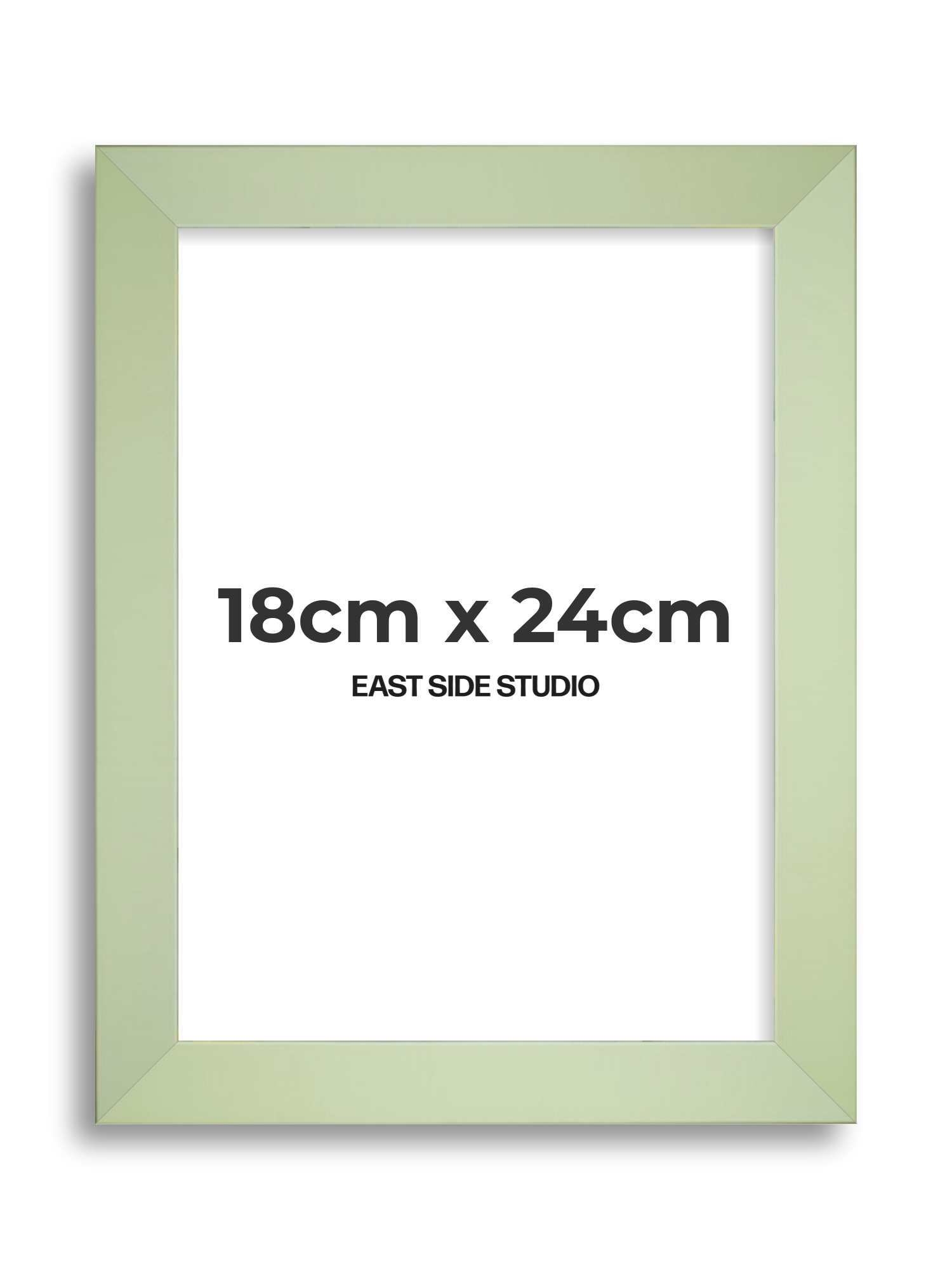 Pistachio Green 18cm x 24cm picture frame