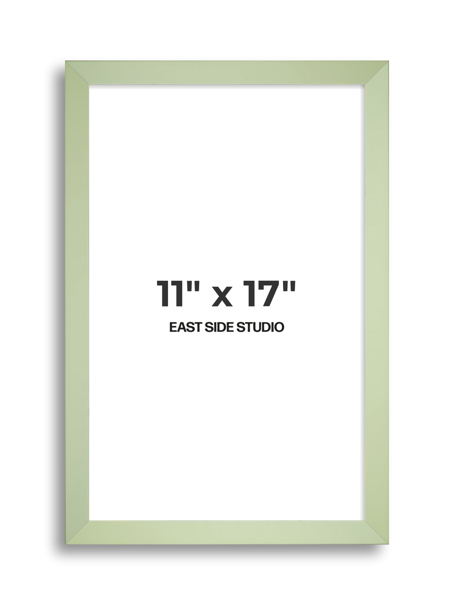Pistachio Green 11" x 17" picture frame