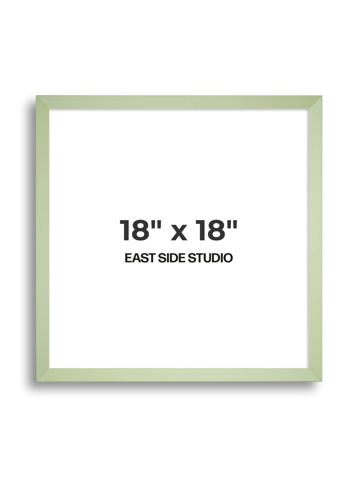 Pistachio Green 18" x 18" picture frame