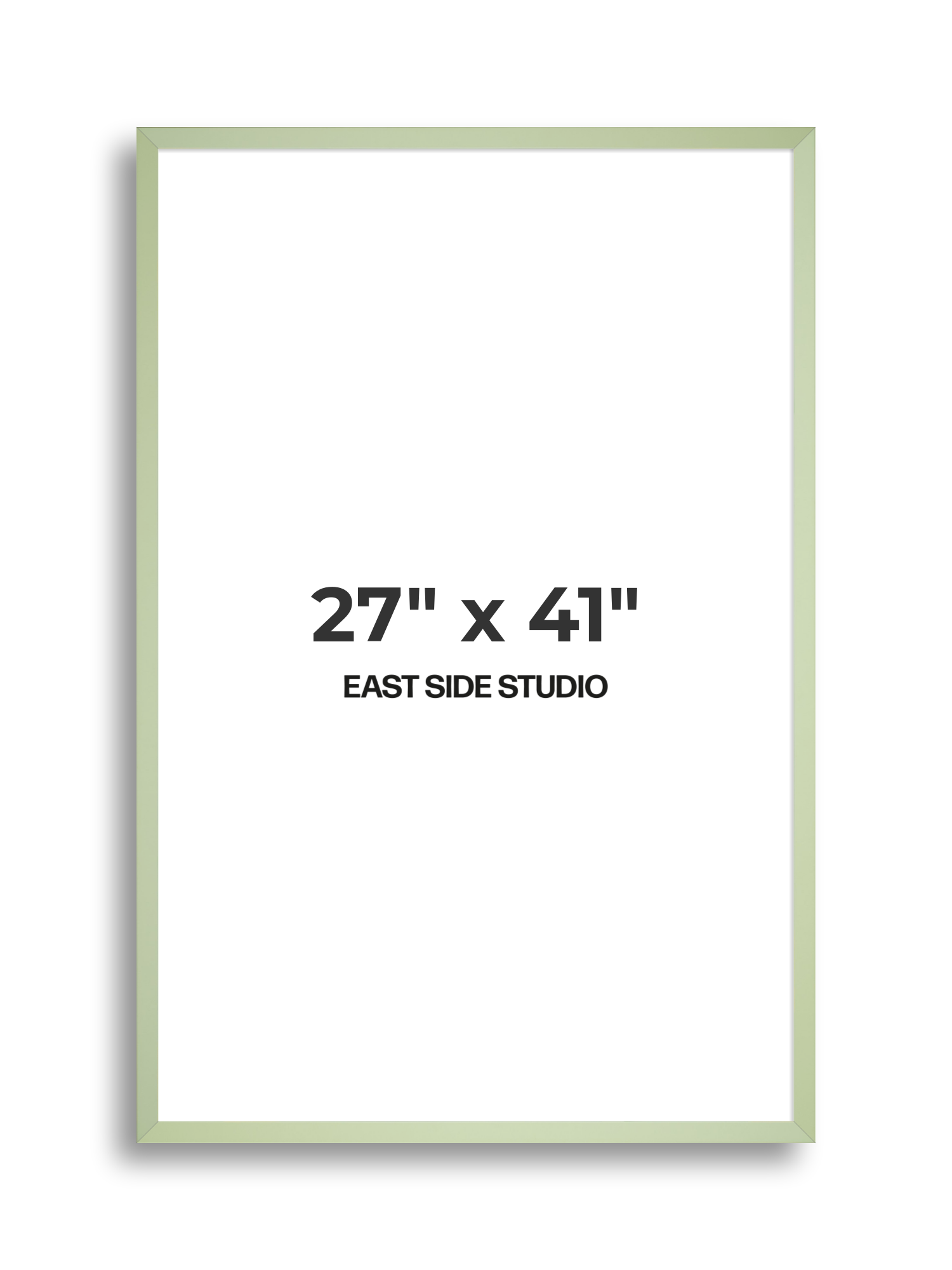 Pistachio Green 27" x 41" picture frame