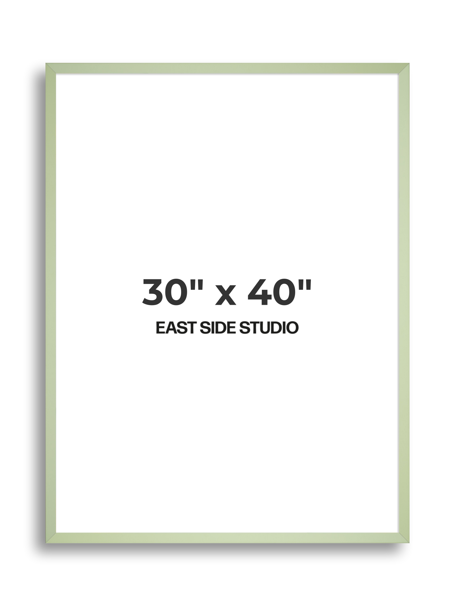 Pistachio Green 30" x 40" picture frame