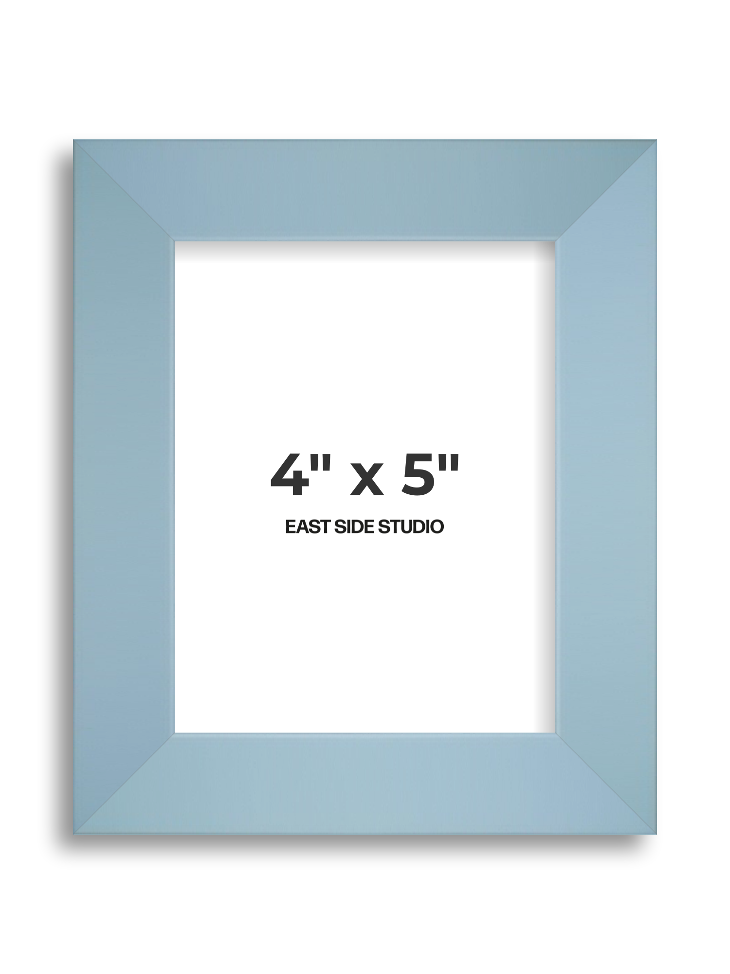 Powder Blue 4" x 5" picture frame