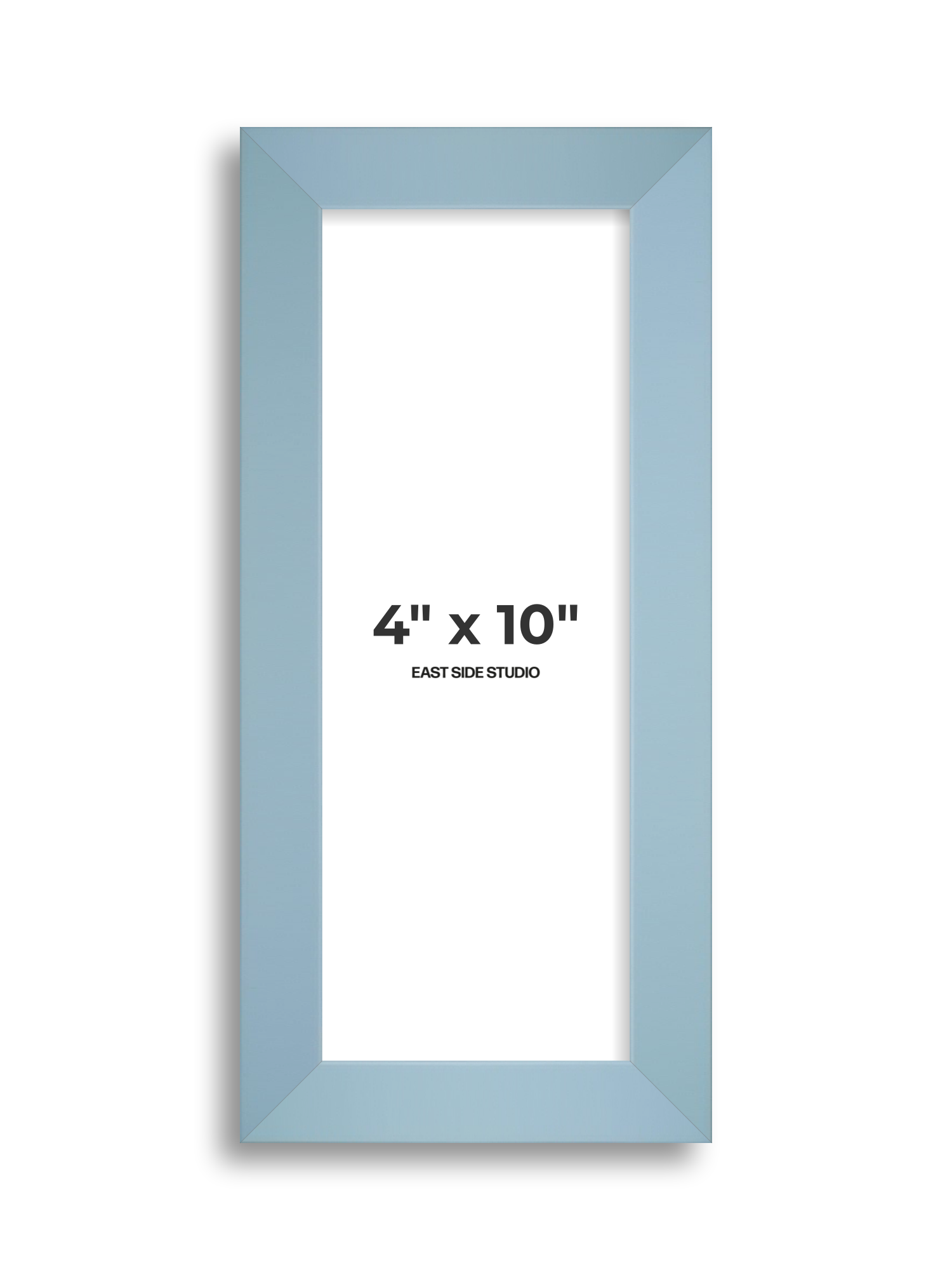 Powder Blue 4" x 10" picture frame