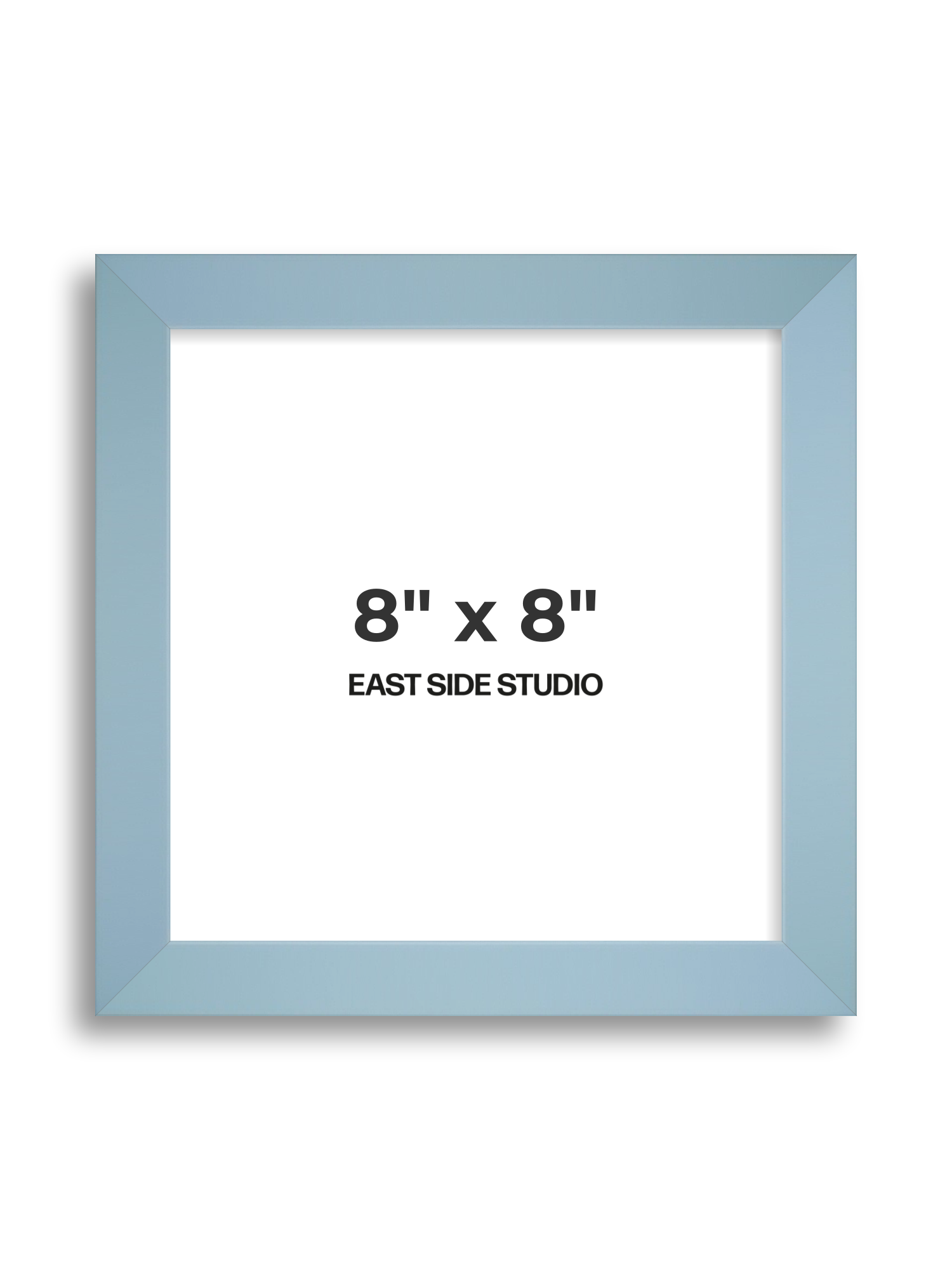 Powder Blue 8" x 8" picture frame