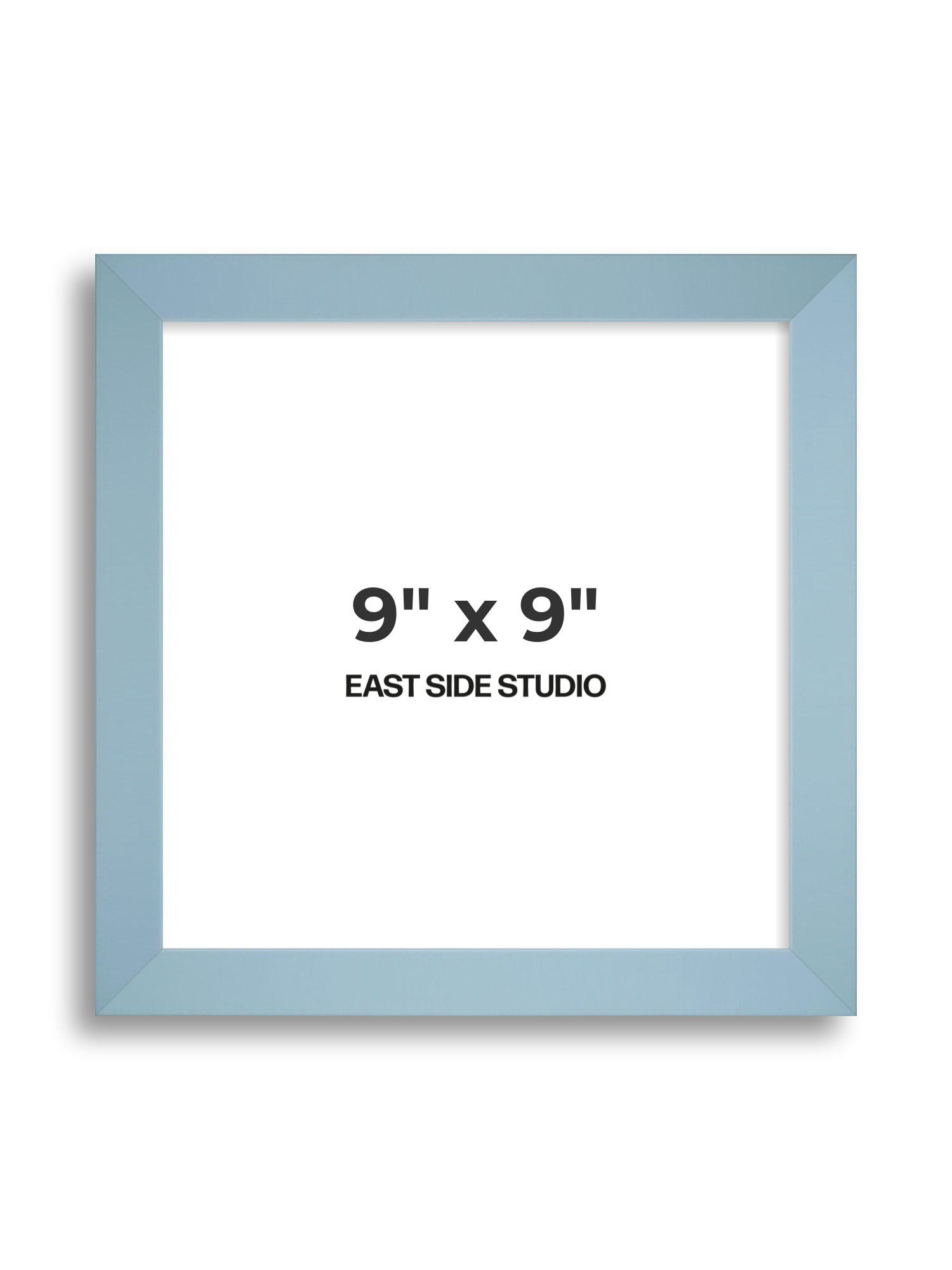 Powder Blue 9" x 9" picture frame