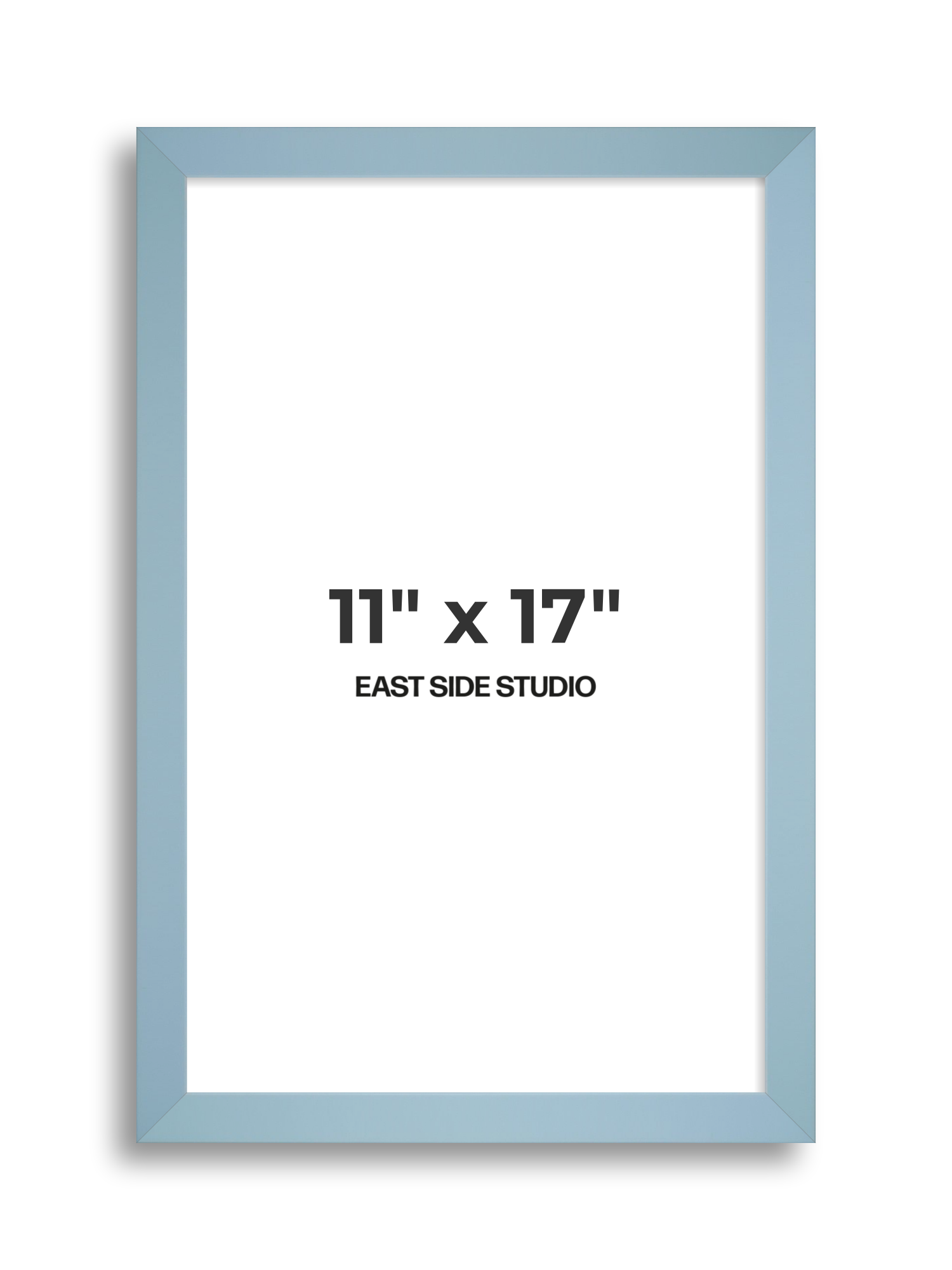 Powder Blue 11" x 17" picture frame