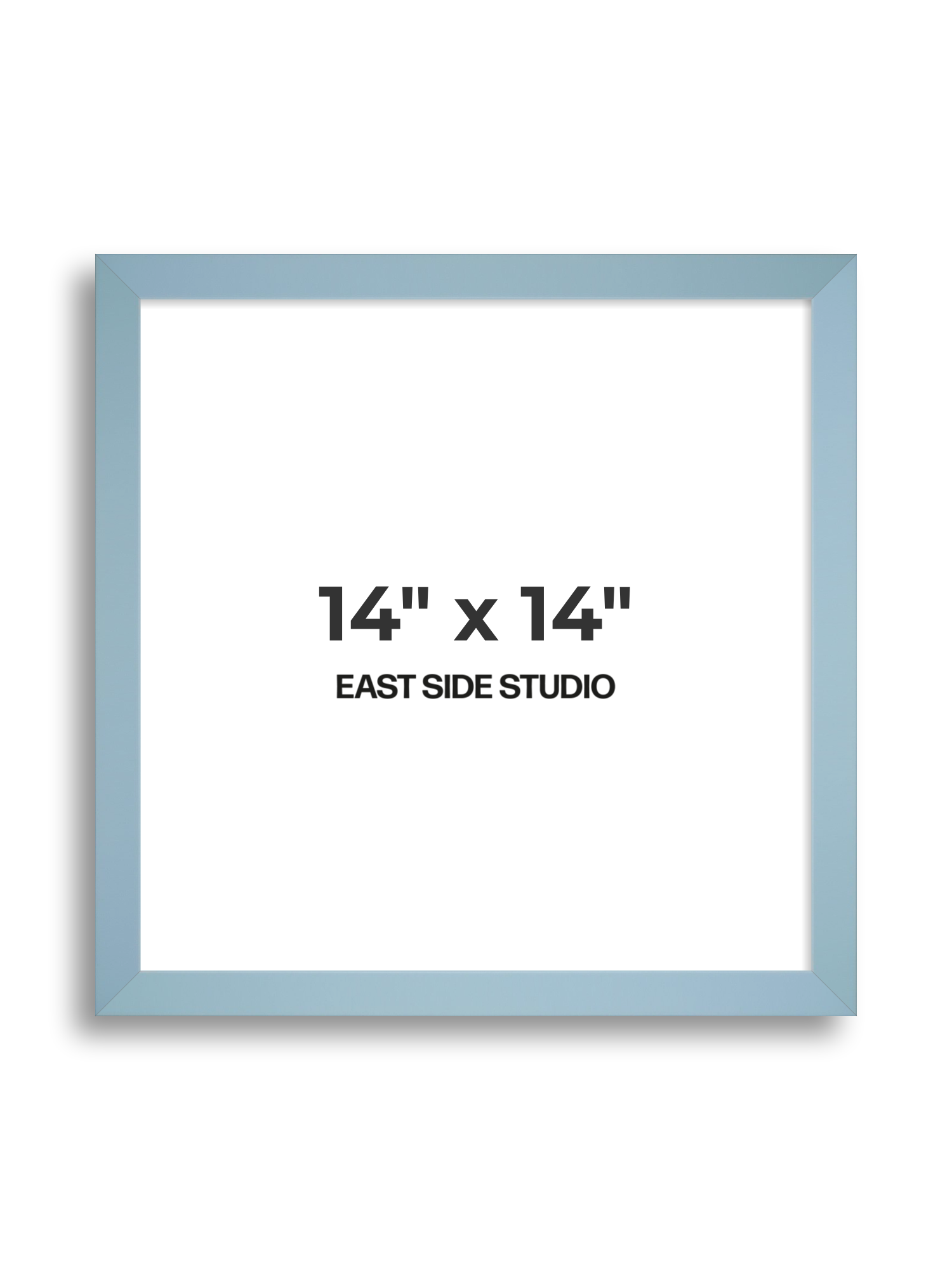 Powder Blue 14" x 14" picture frame
