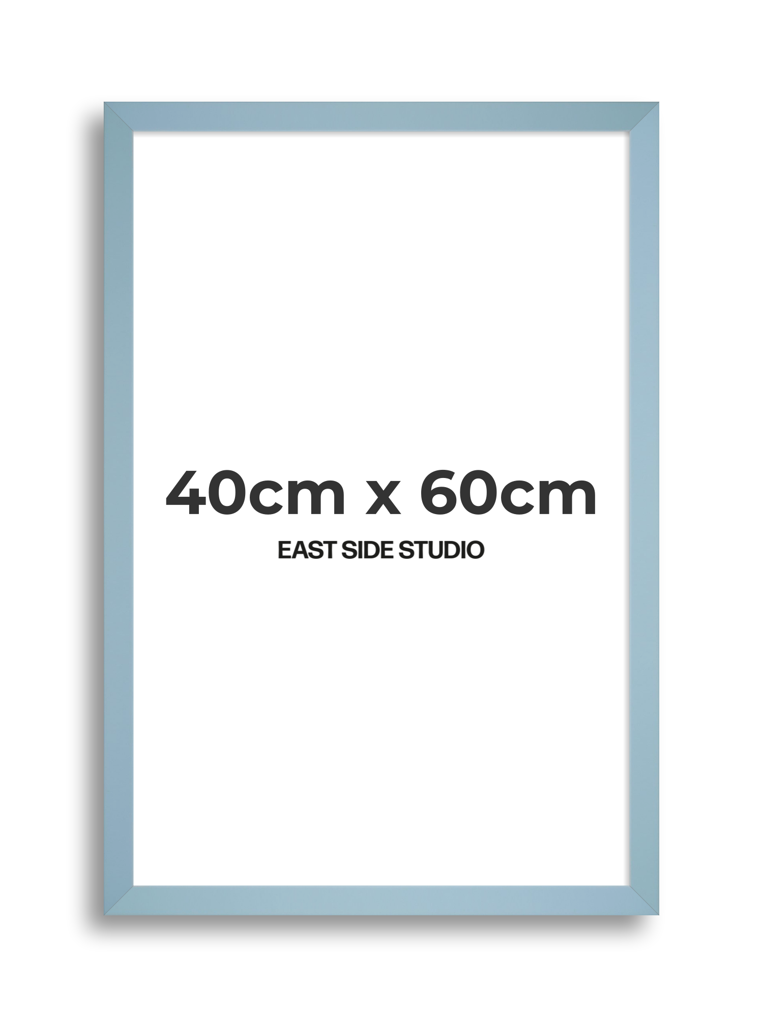 Powder Blue 40cm x 60cm picture frame