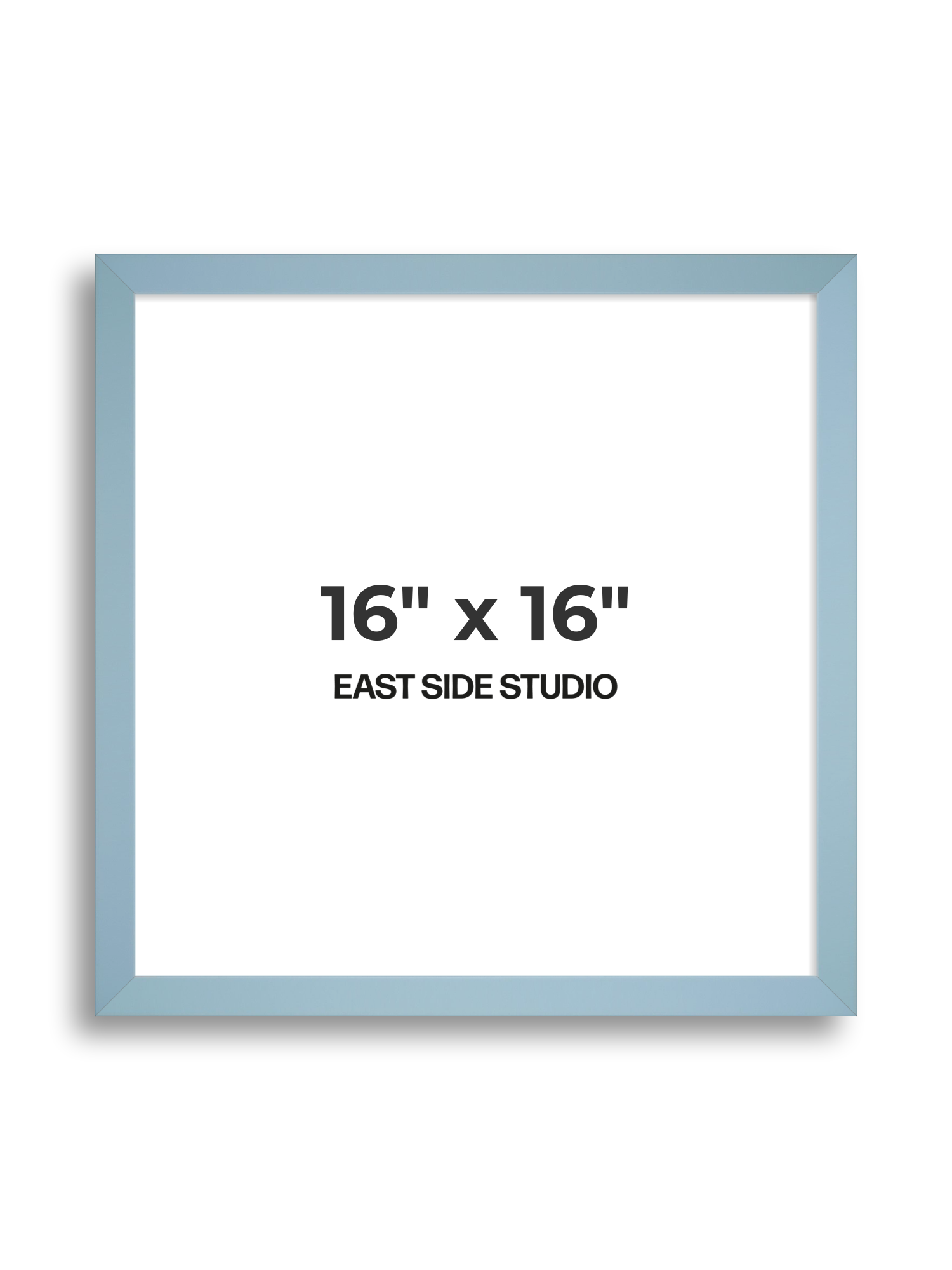 Powder Blue 16" x 16" picture frame