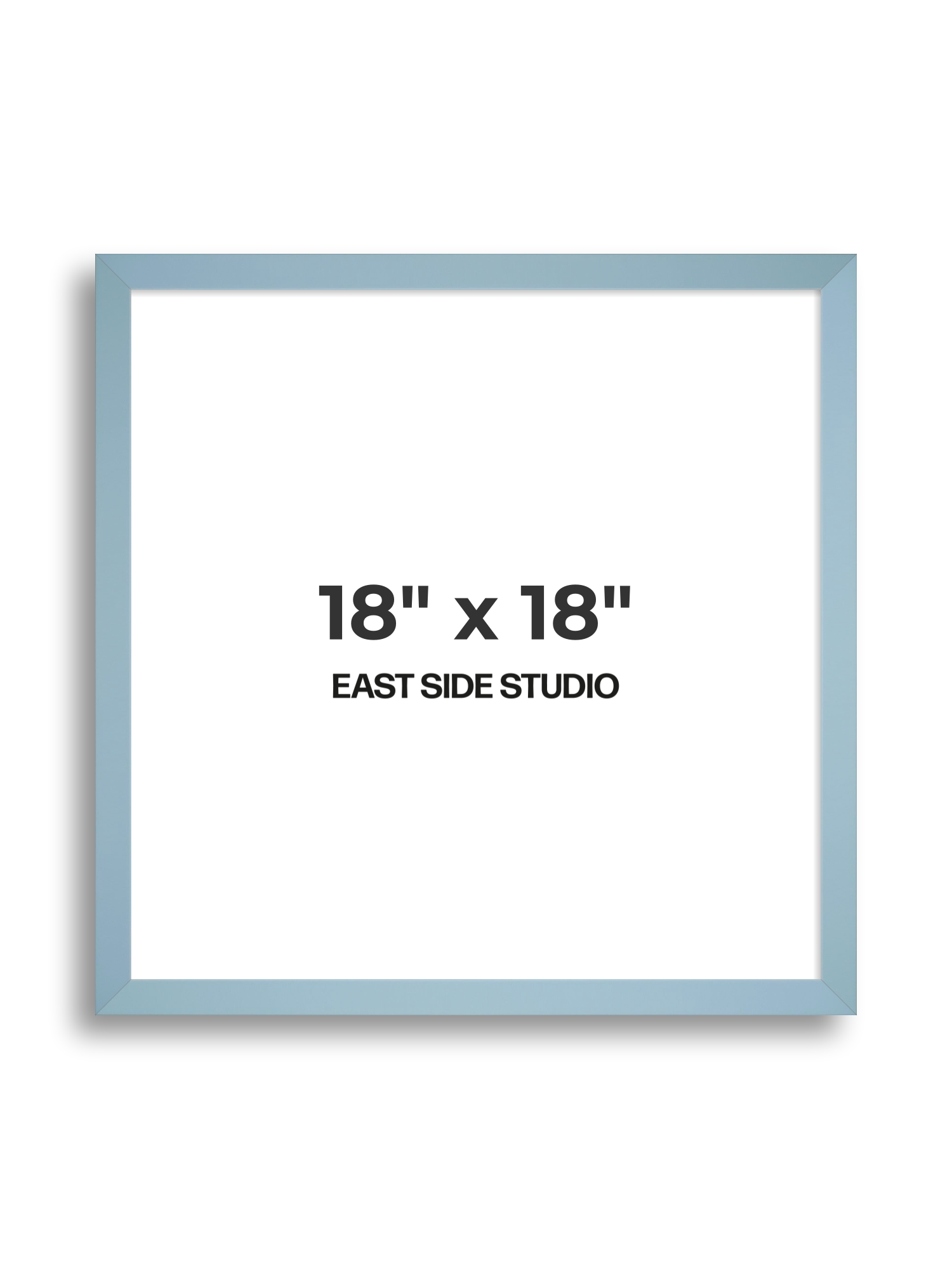 Powder Blue 18" x 18" picture frame