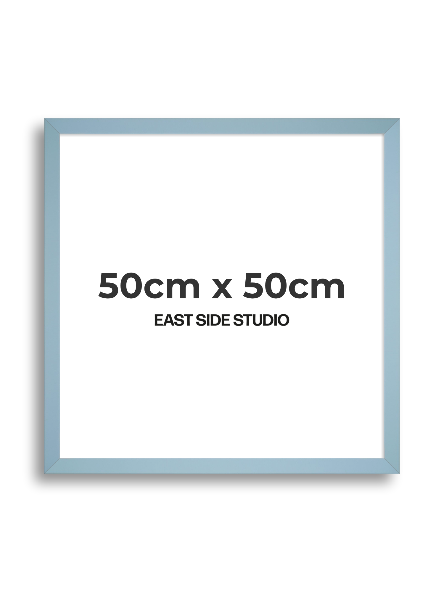 Powder Blue 50cm x 50cm picture frame