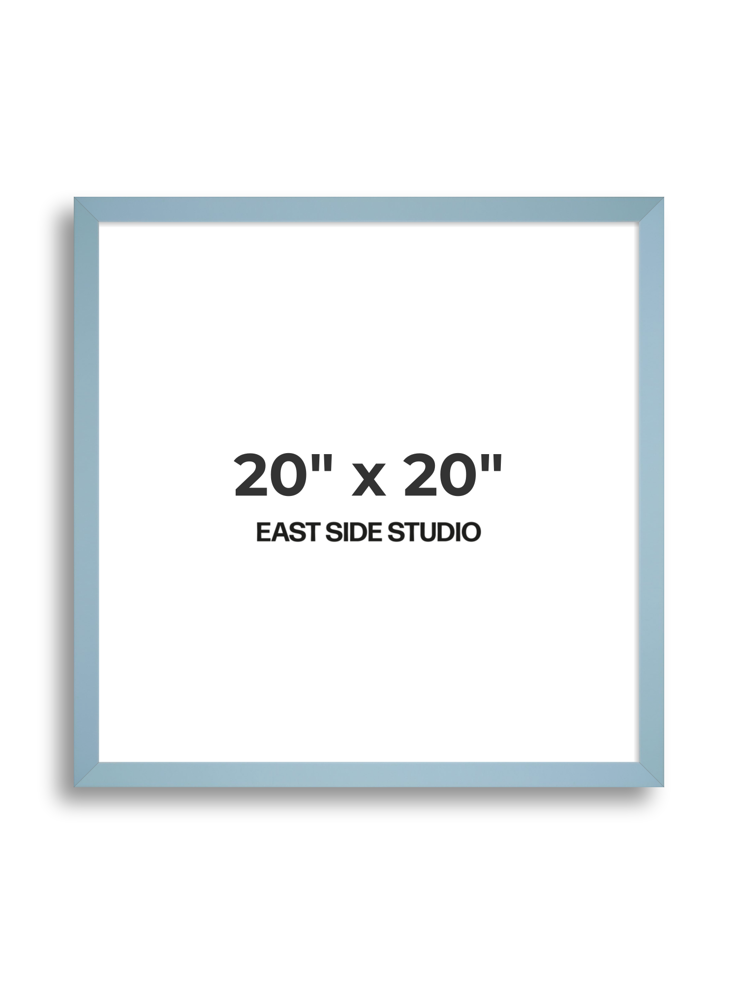 Powder Blue 20" x 20" picture frame