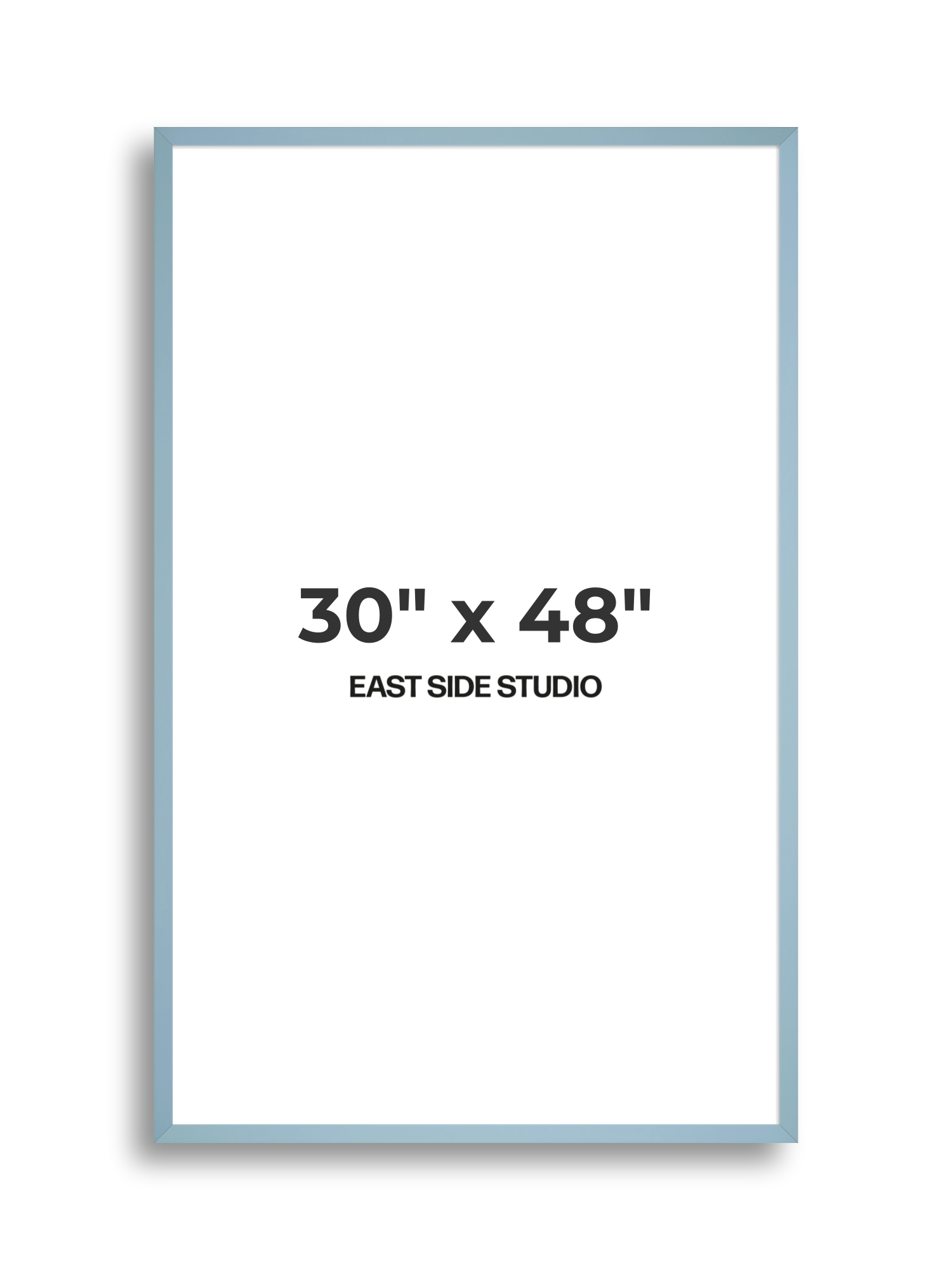 Powder Blue 30" x 48" picture frame