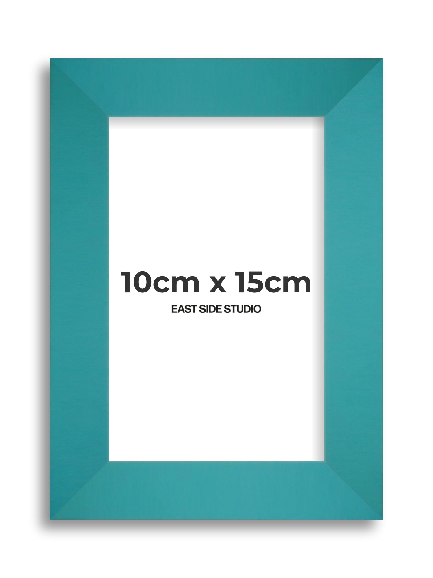 Aqua 10cm x 15cm picture frame