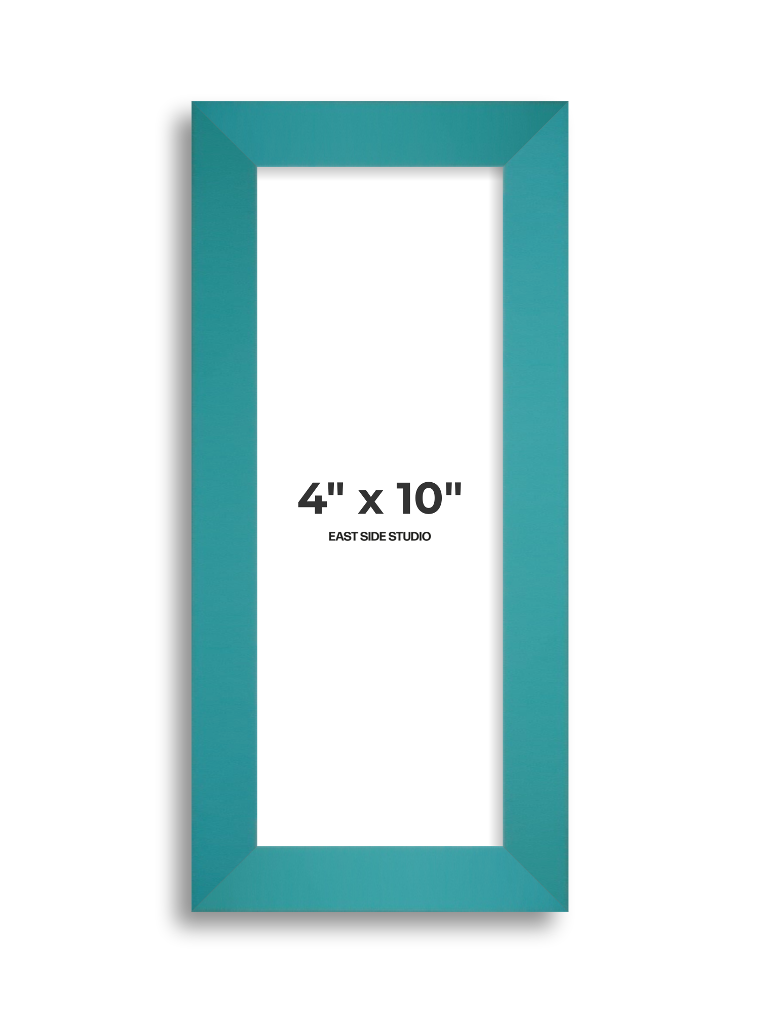Aqua 4" x 10" picture frame