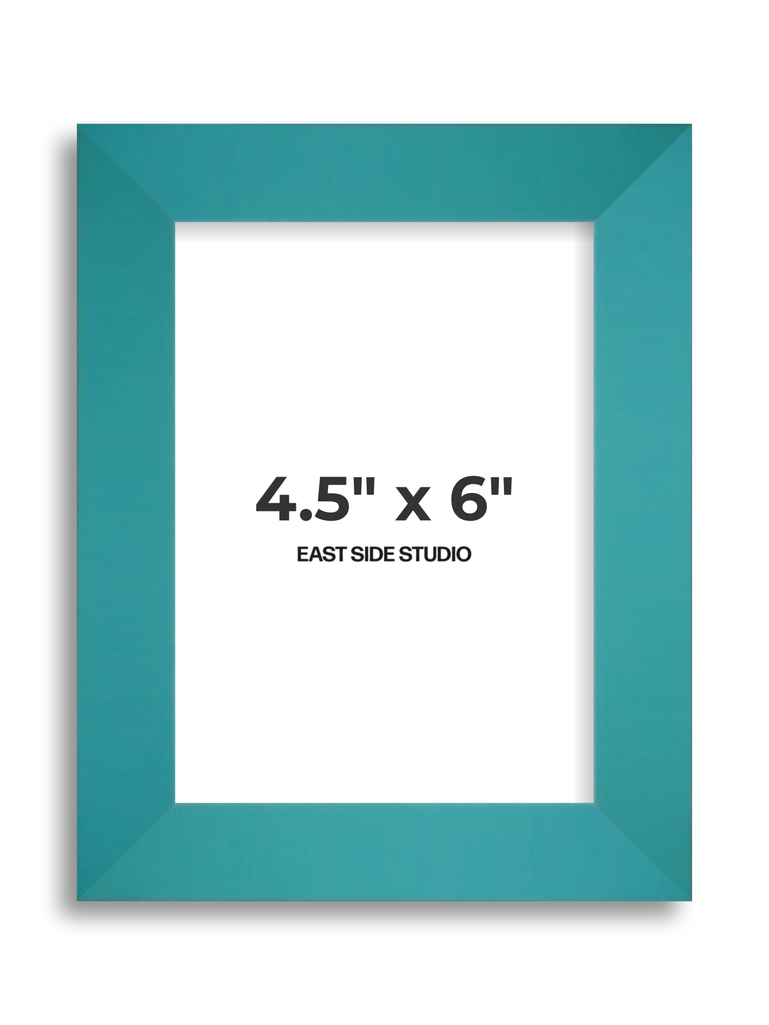 Aqua 4.5" x 6" picture frame