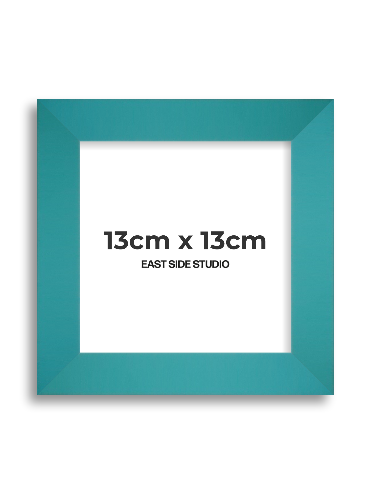 Aqua 13cm x 13cm picture frame