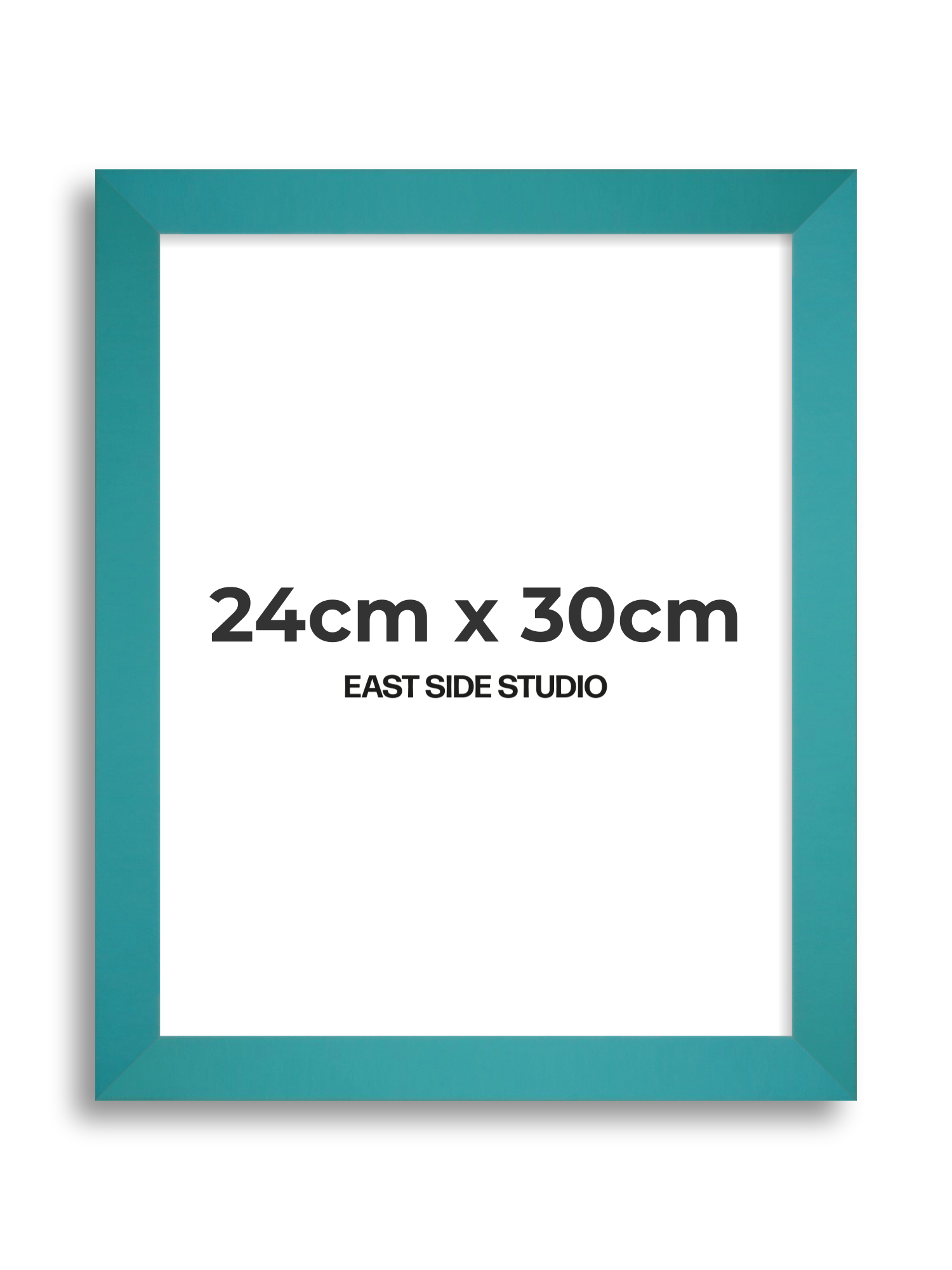 Aqua 24cm x 30cm picture frame