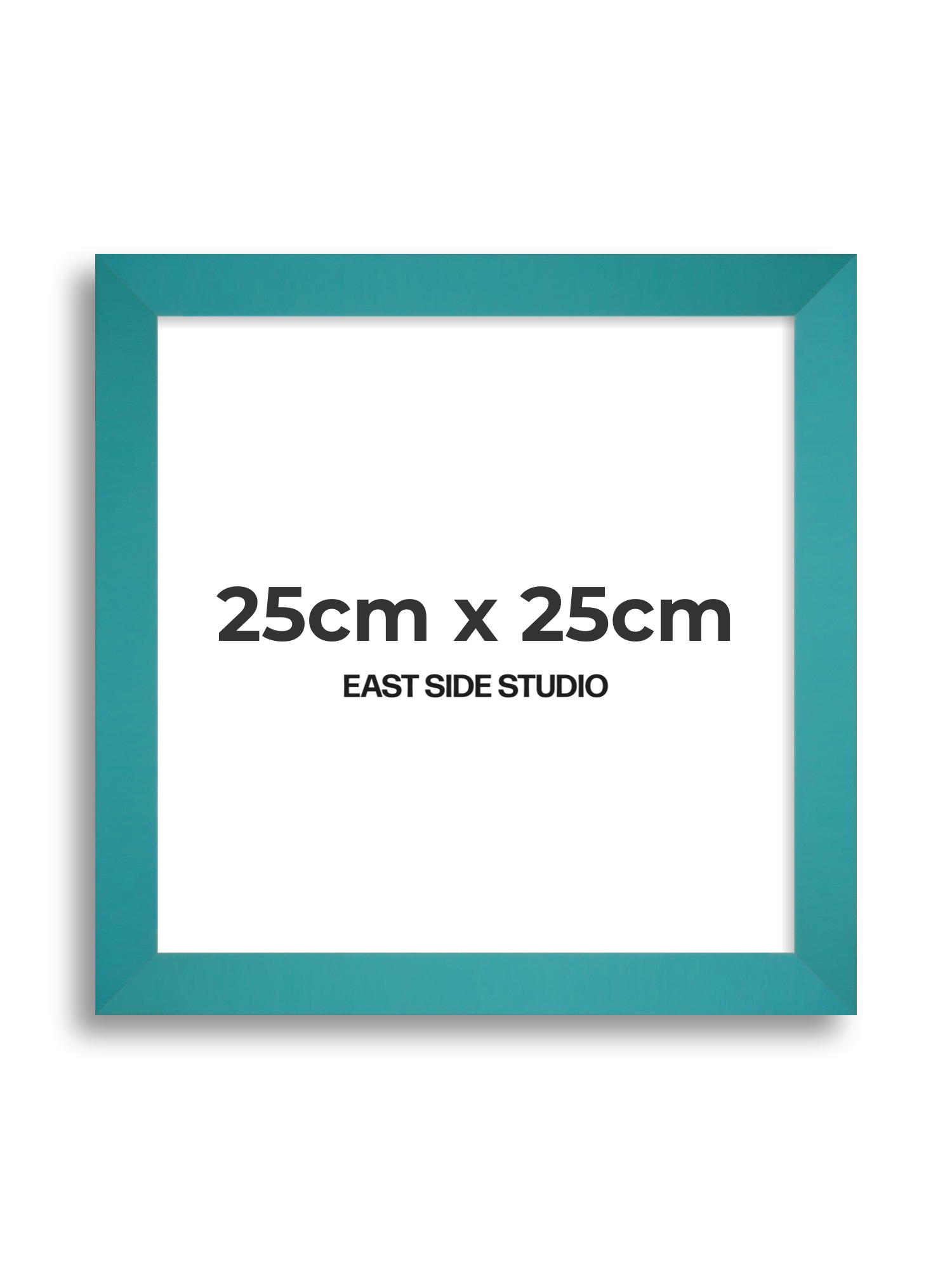 Aqua 25cm x 25cm picture frame