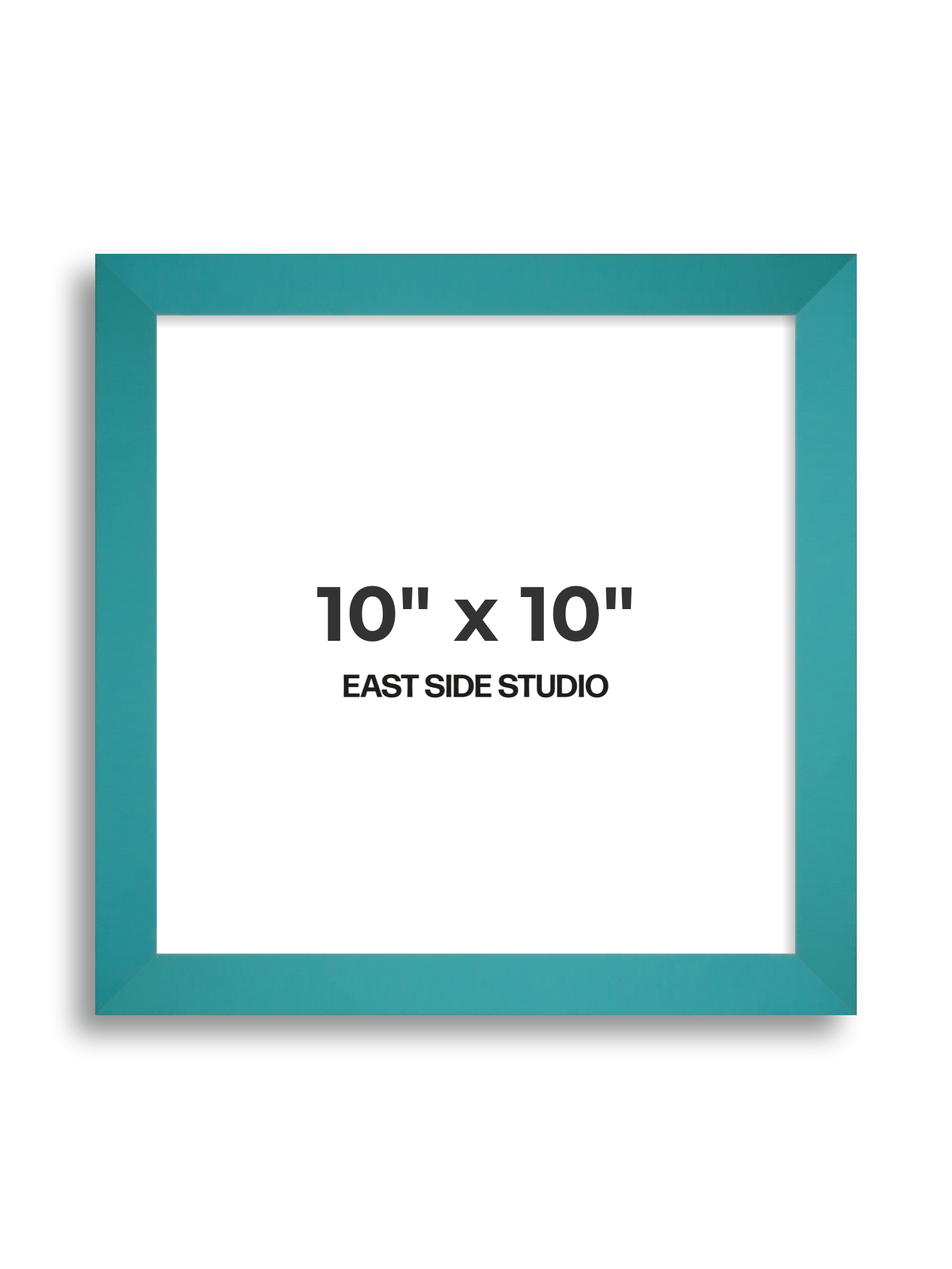 Aqua 10" x 10" picture frame