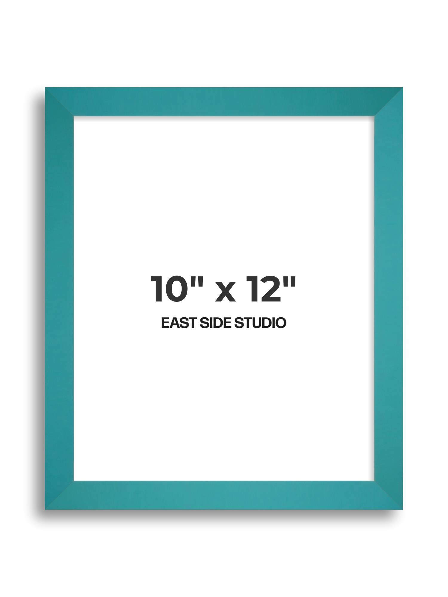 Aqua 10" x 12" picture frame