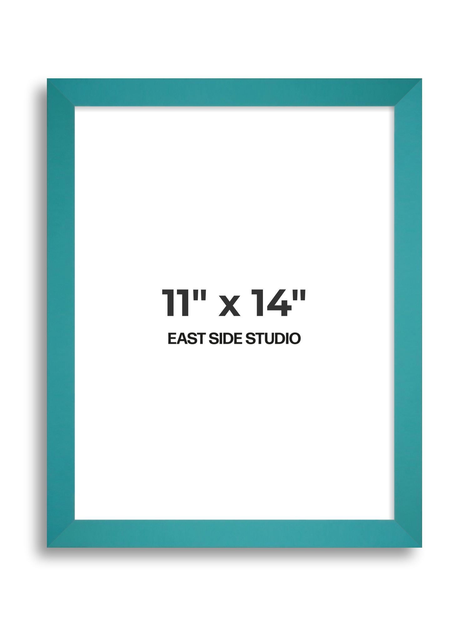 Aqua 11" x 14" picture frame
