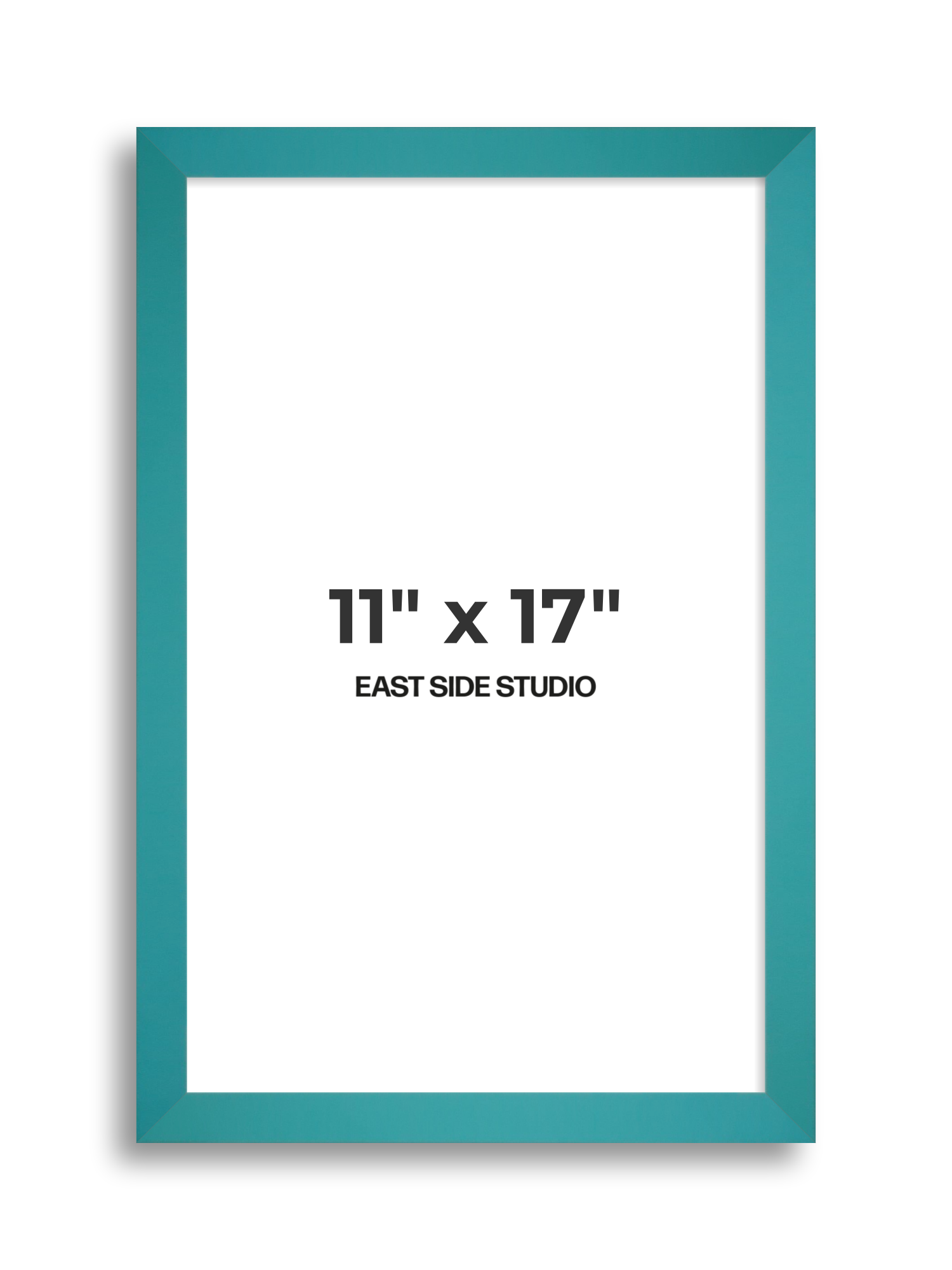 Aqua 11" x 17" picture frame
