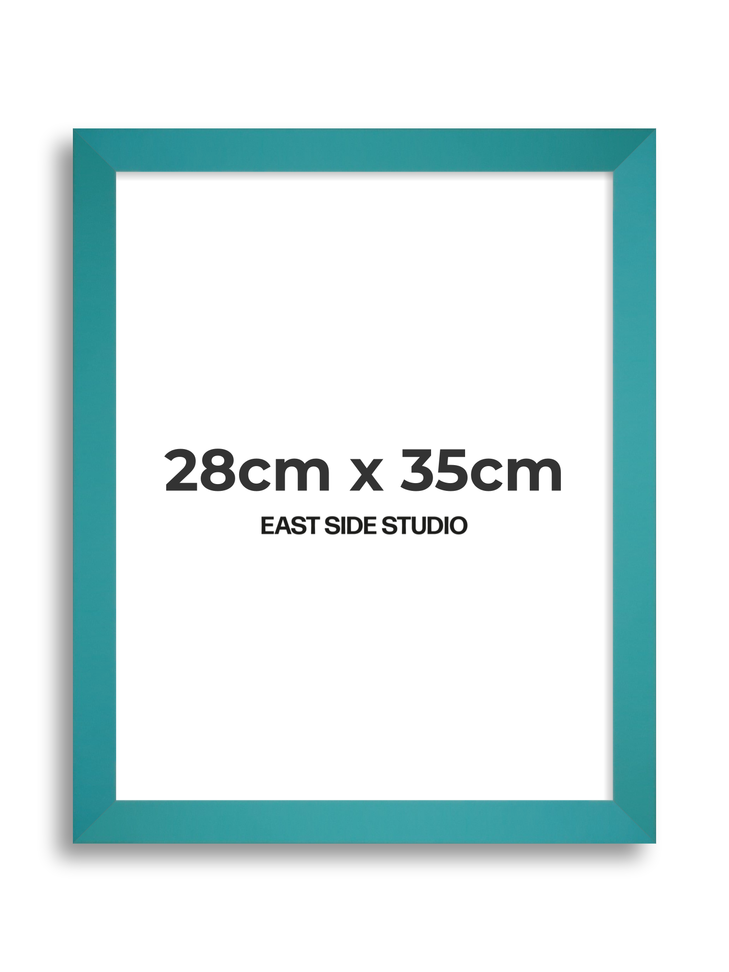 Aqua 28cm x 35cm picture frame