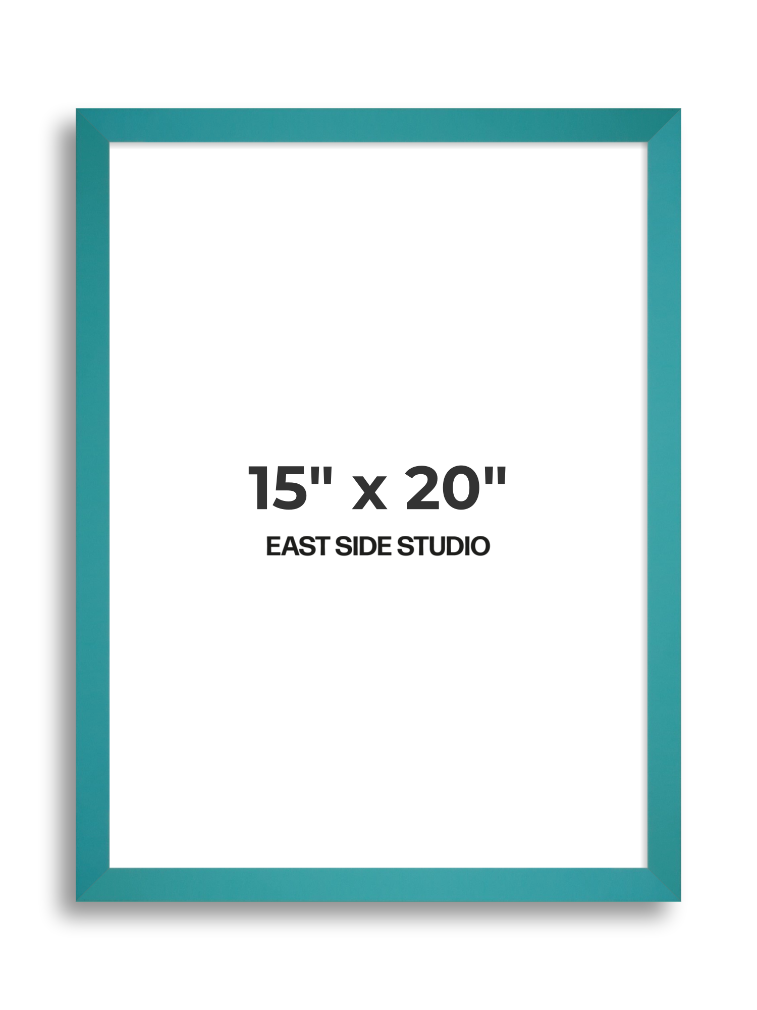 Aqua 15" x 20" picture frame