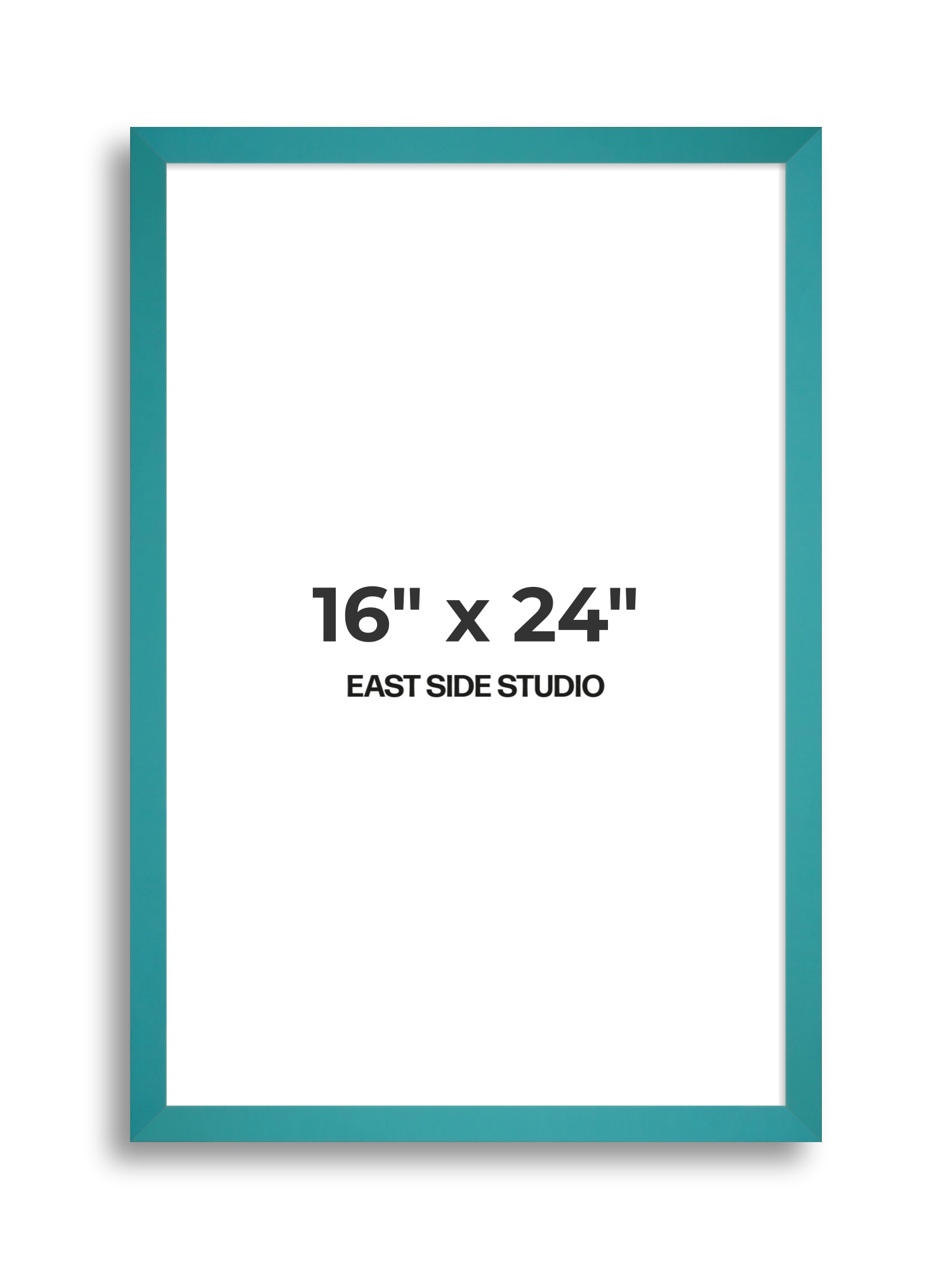 Aqua 16" x 24" picture frame