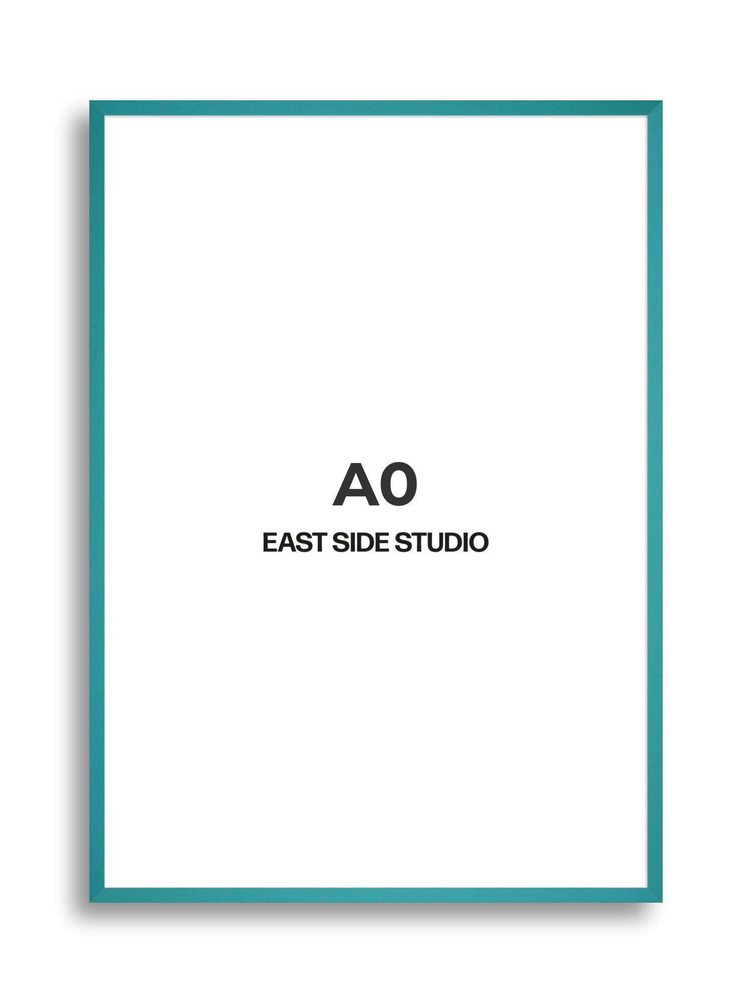 Aqua A0 picture frame