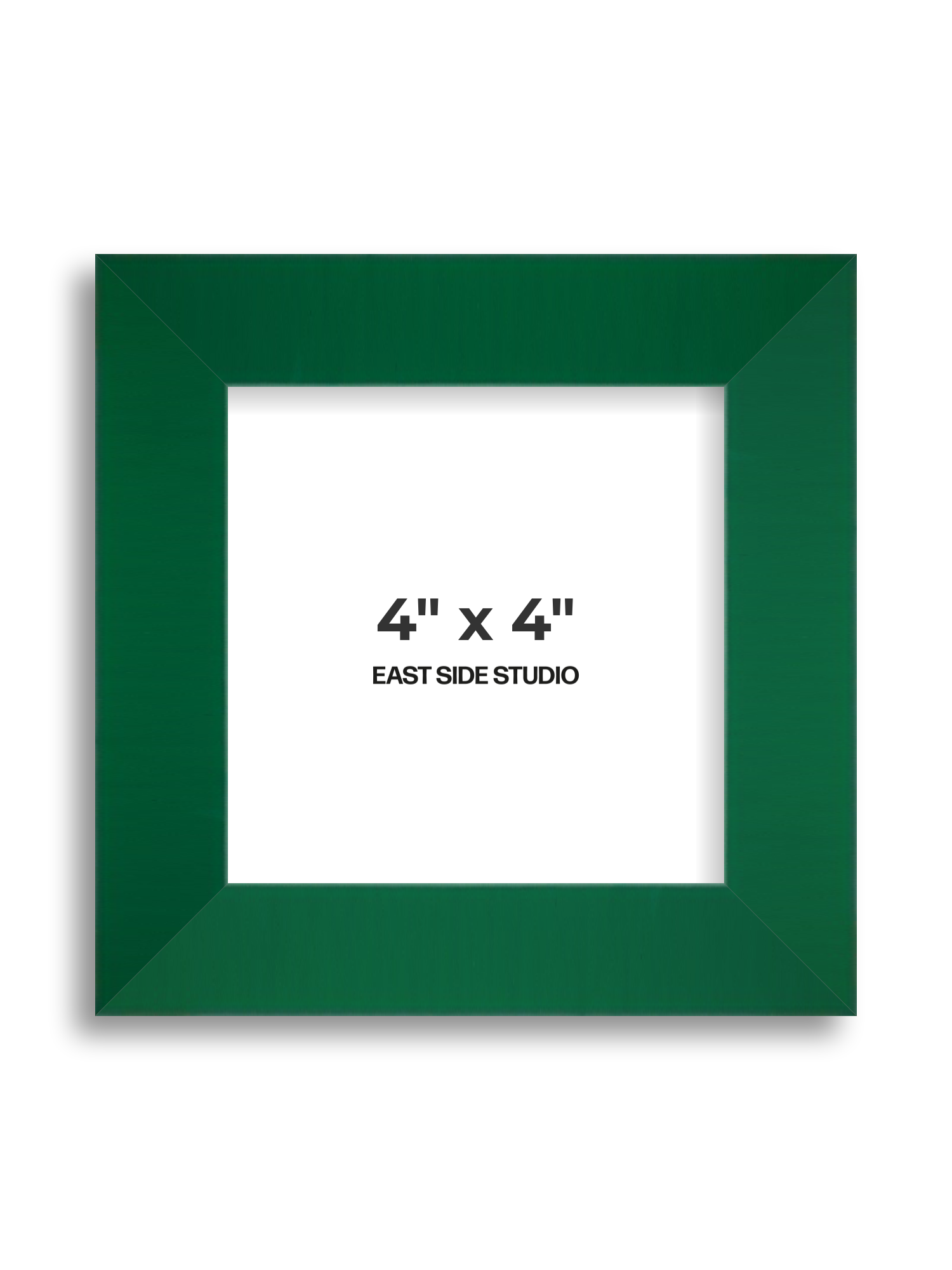 Emerald Green 4" x 4" picture frame